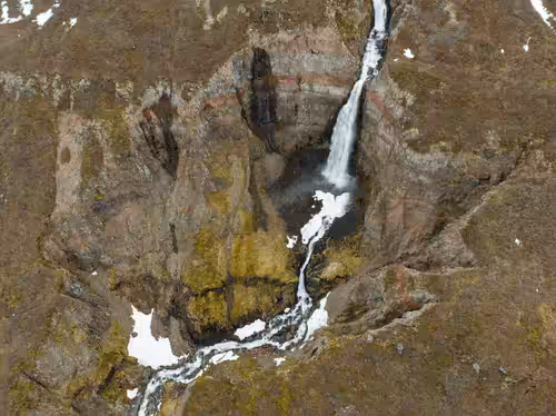 The sheep canyon waterfall