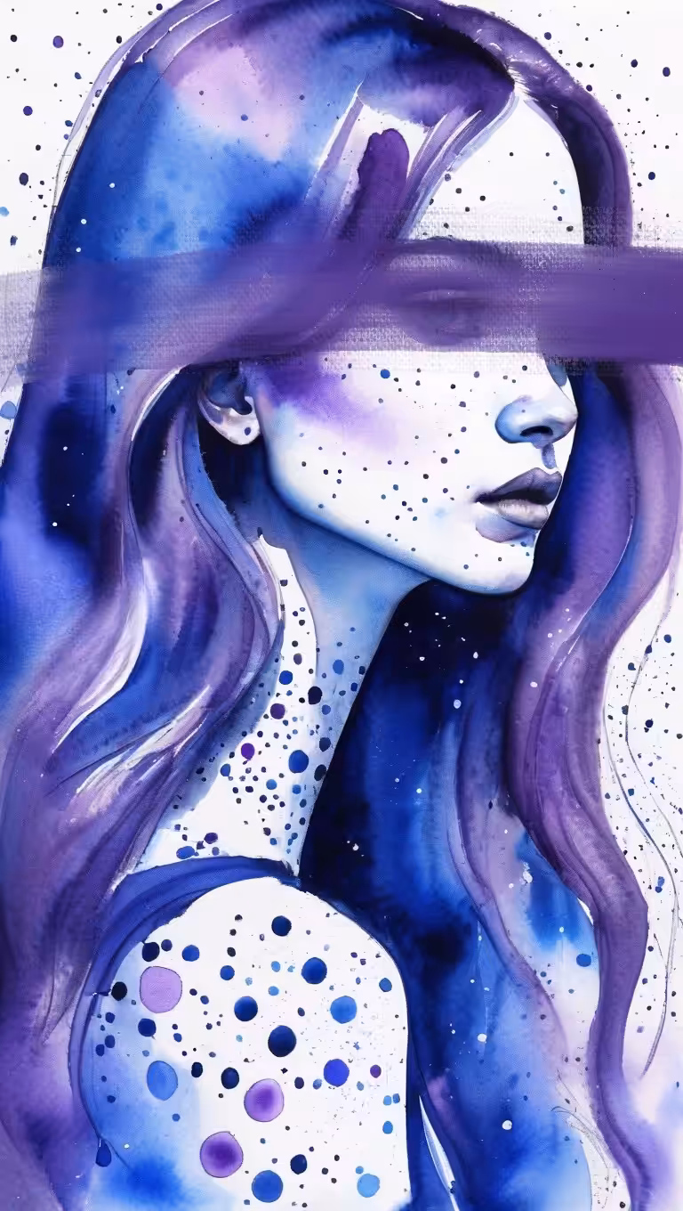 blue face #03