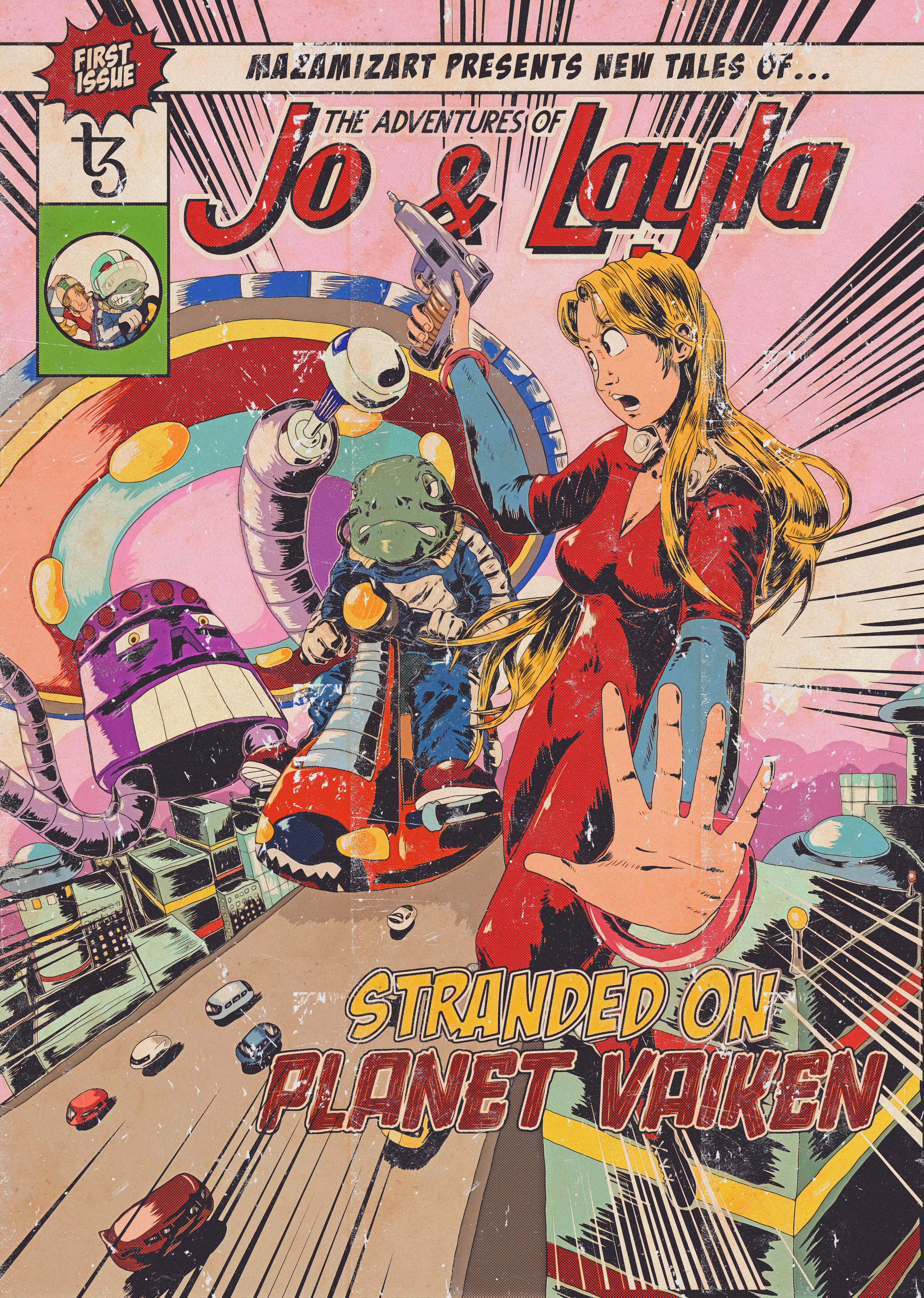  The Adventures of Jo & Layla (Vintage comic book edition)