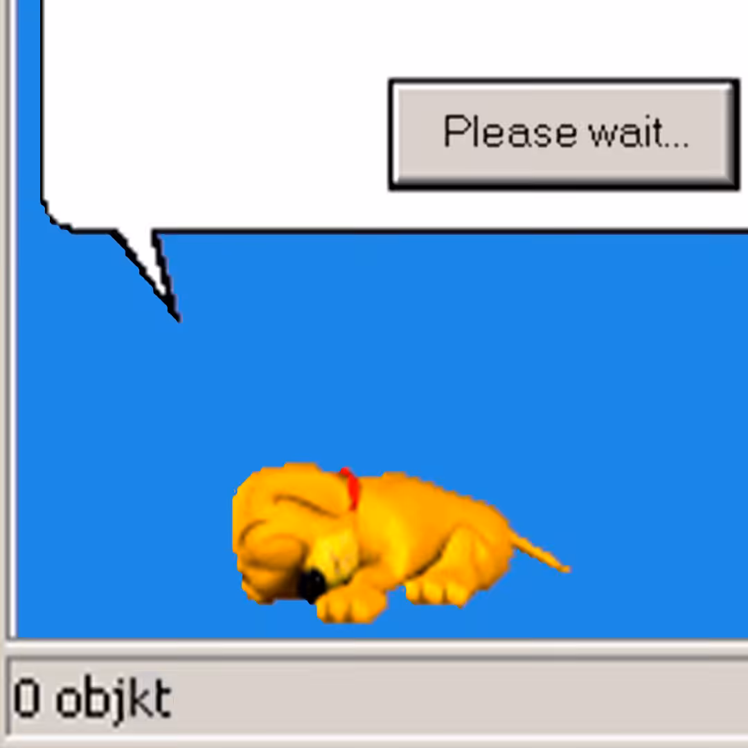 Rover, the dog, is taking a nap