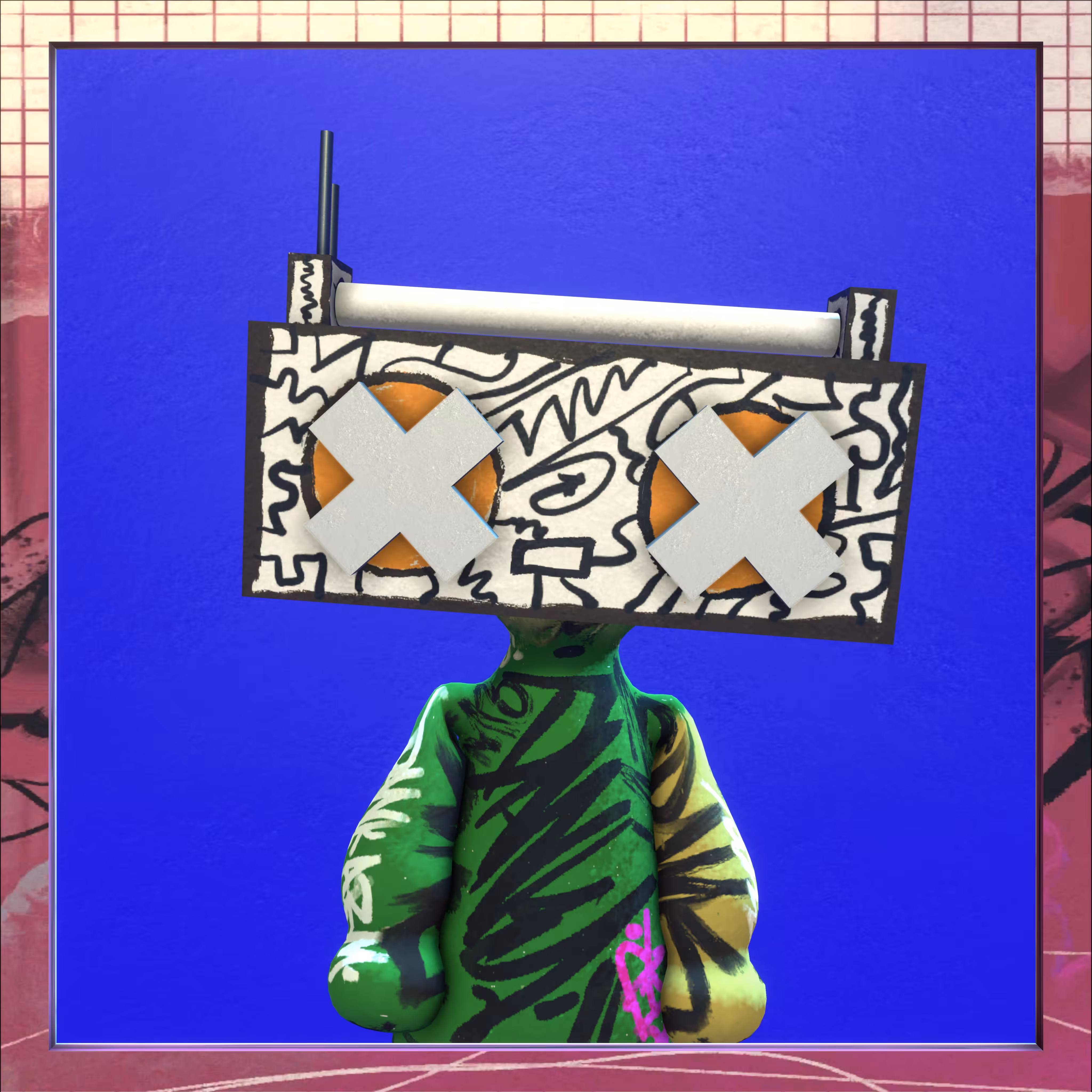 Boomboxhead #244