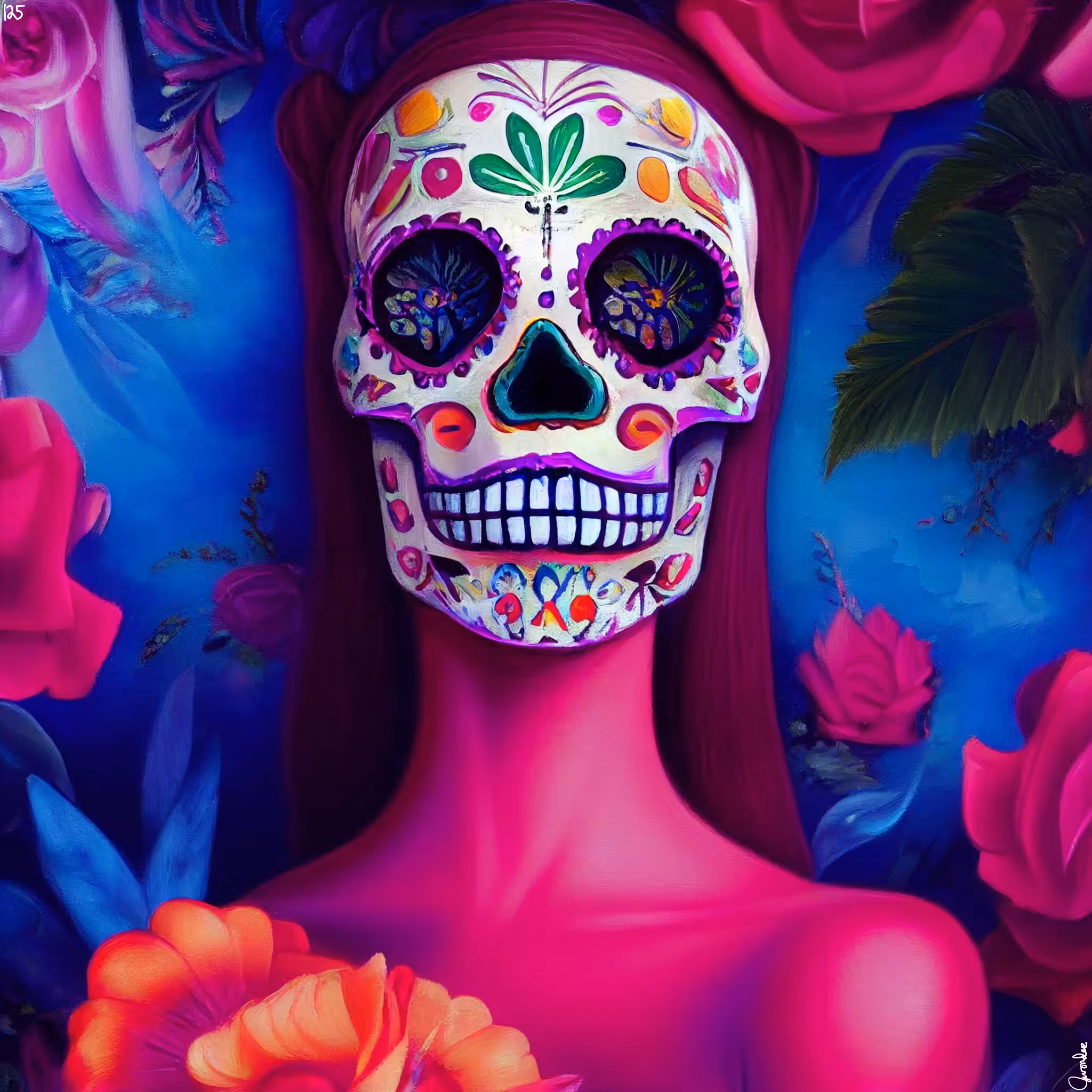 sugar skull #125