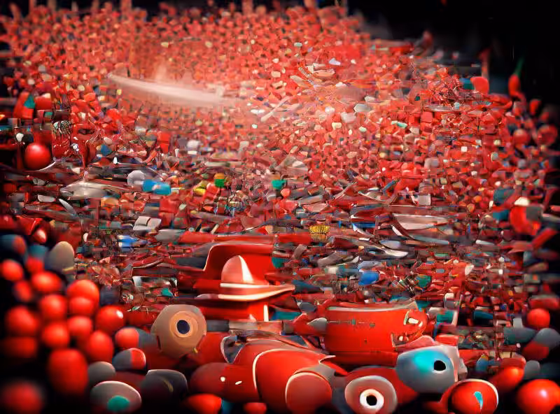 The Thousands of Mysterious Red Objects