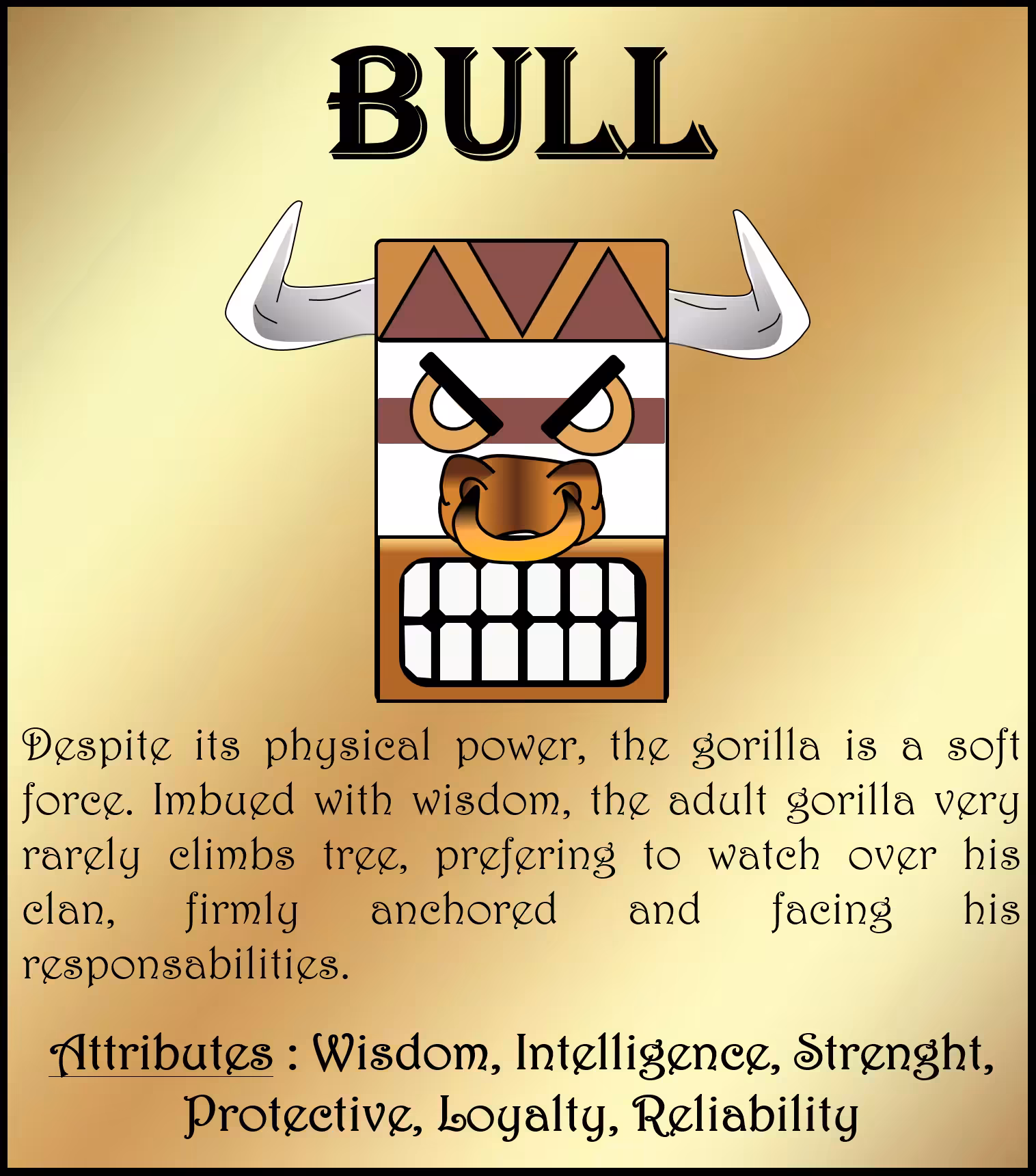 TotemZ - The Bull