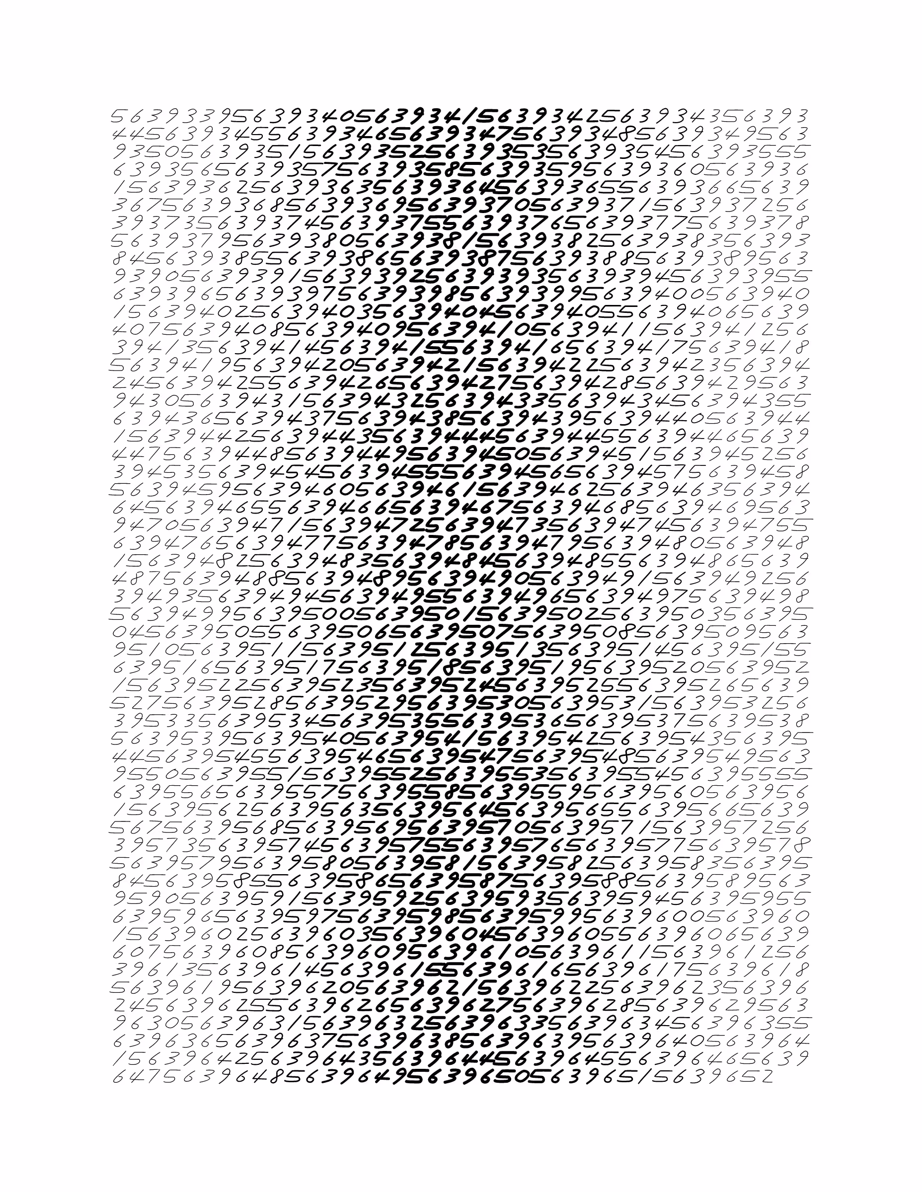 Endless (5,607,250 to Infinity) #103
