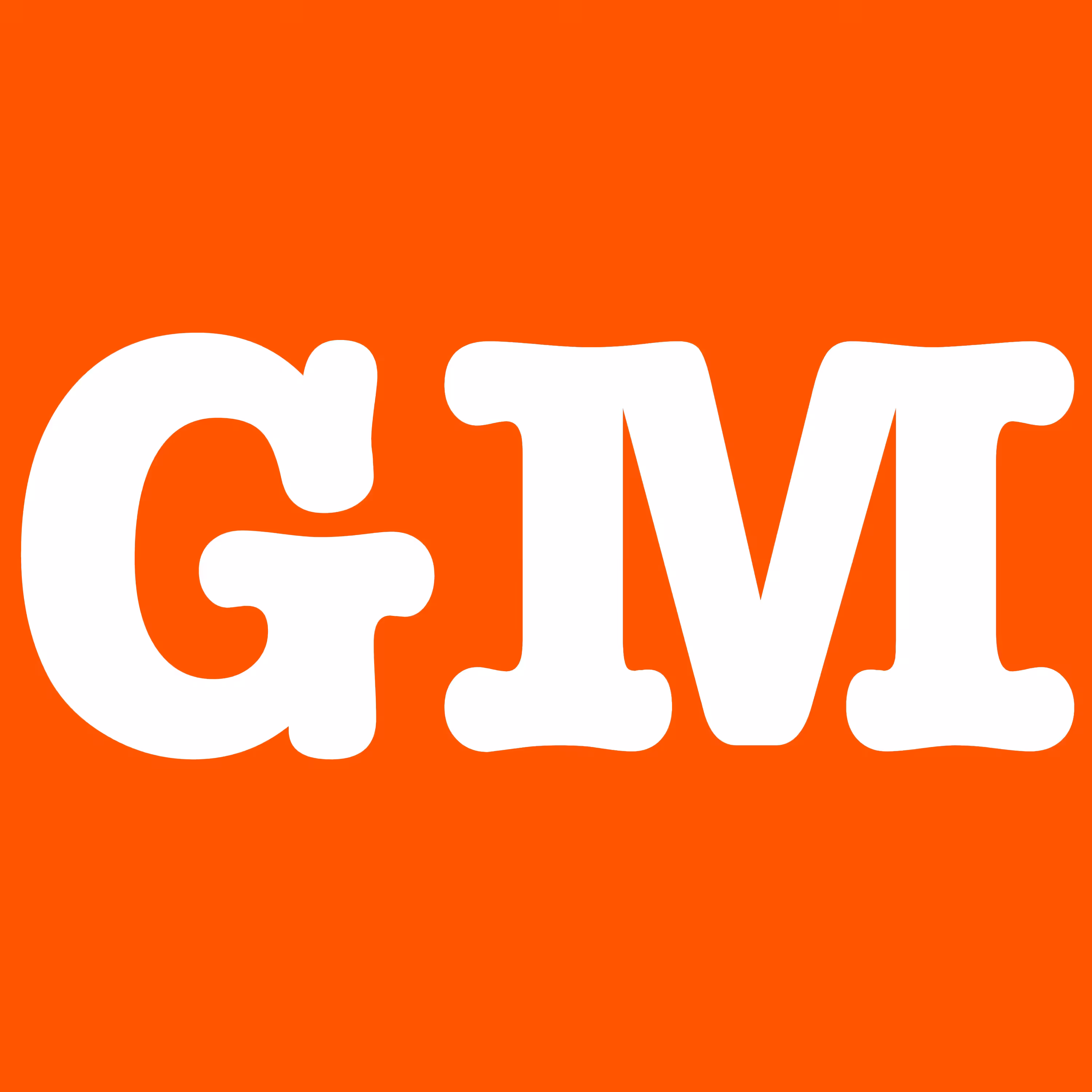 GM Orange Typewriter