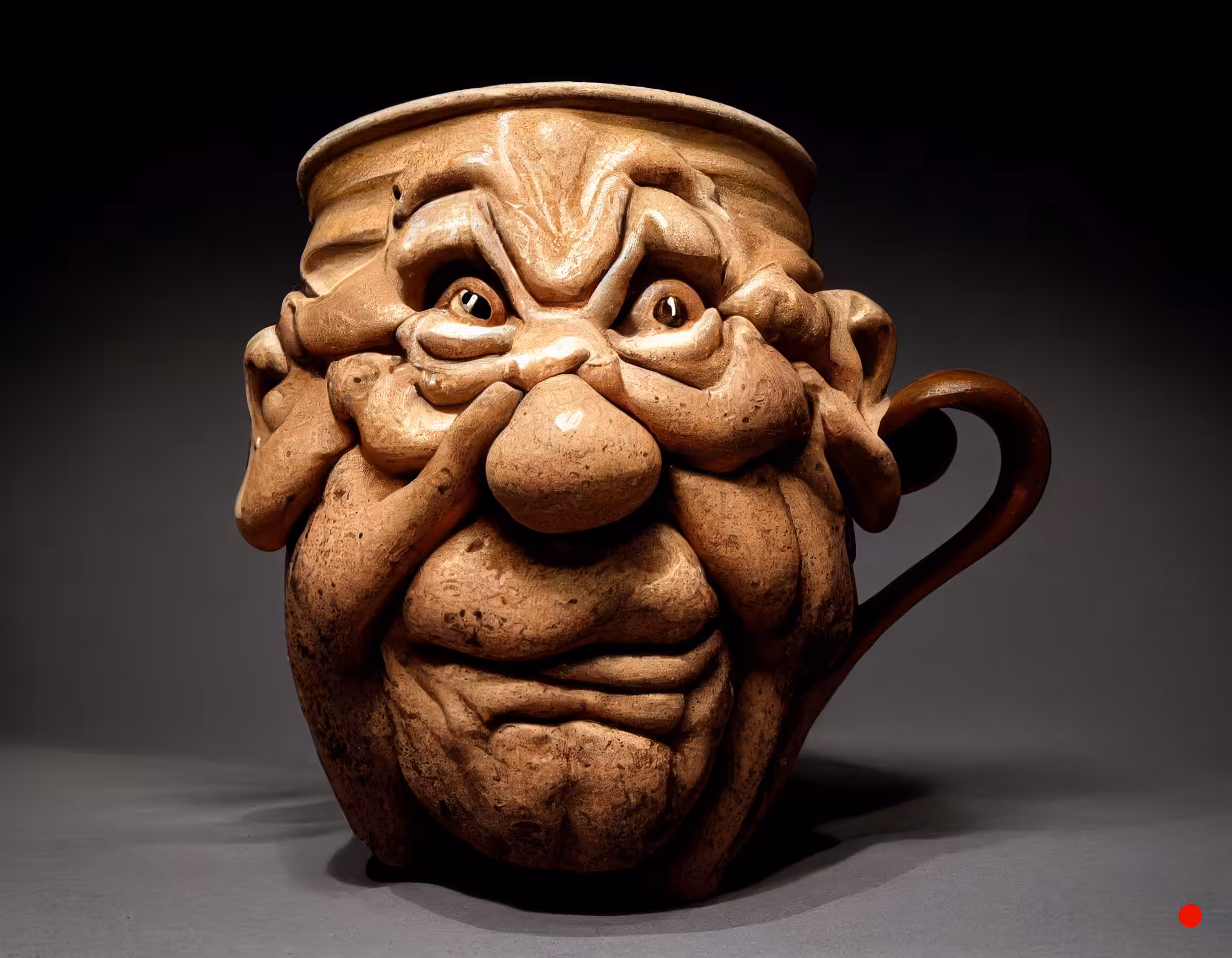 ARTificial: Grotesque Grandpa Face Jug