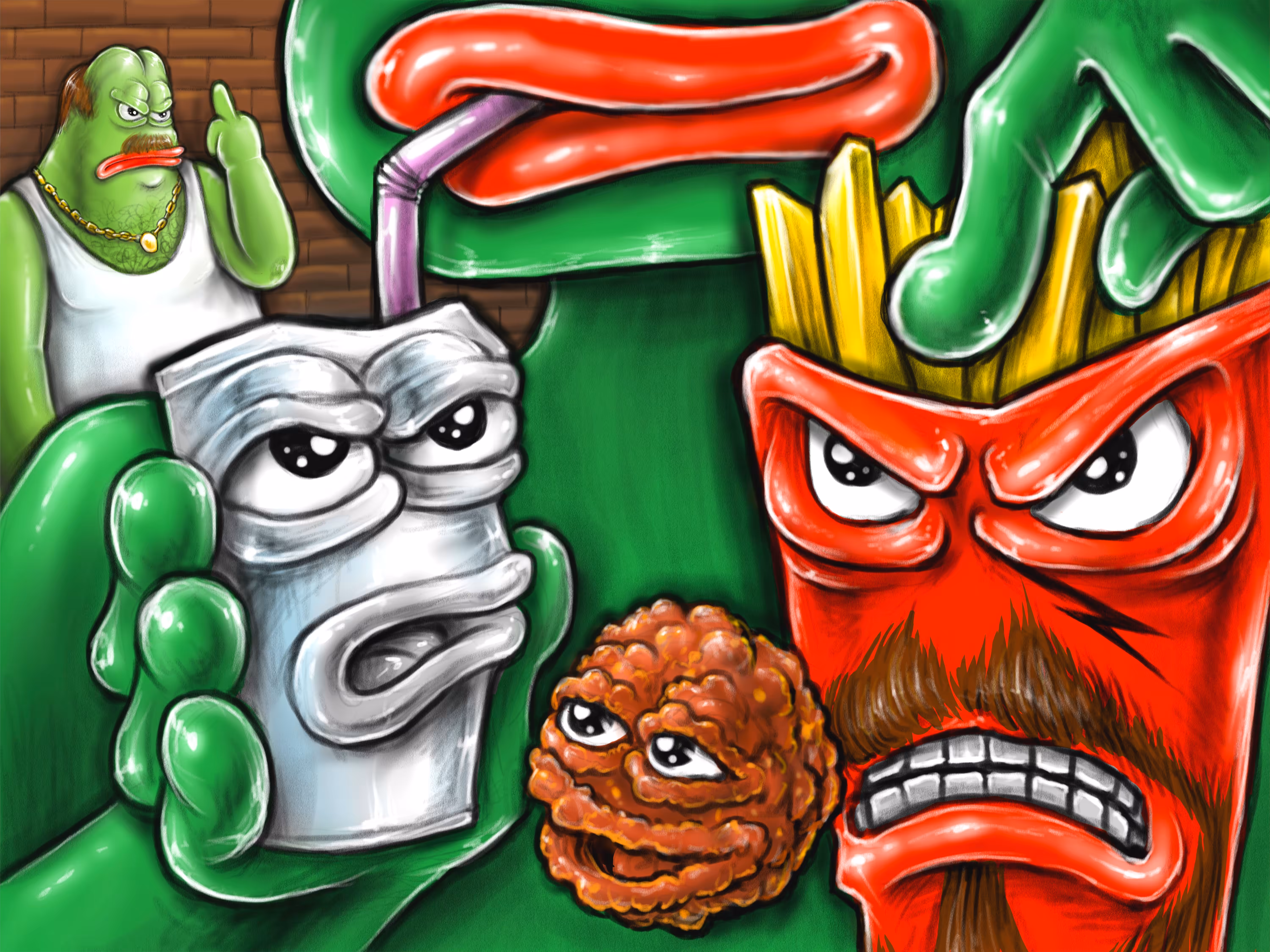 Pepe Aqua Teen Hunger Force