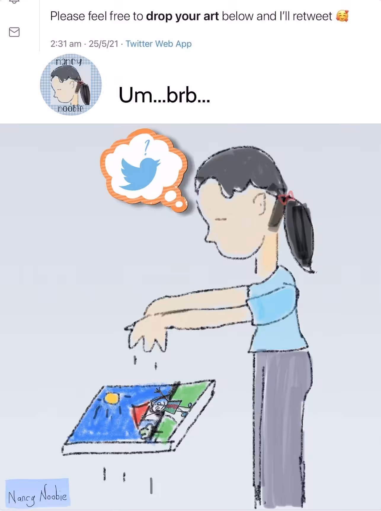 Drop your Art-Nancy Noobie series)))