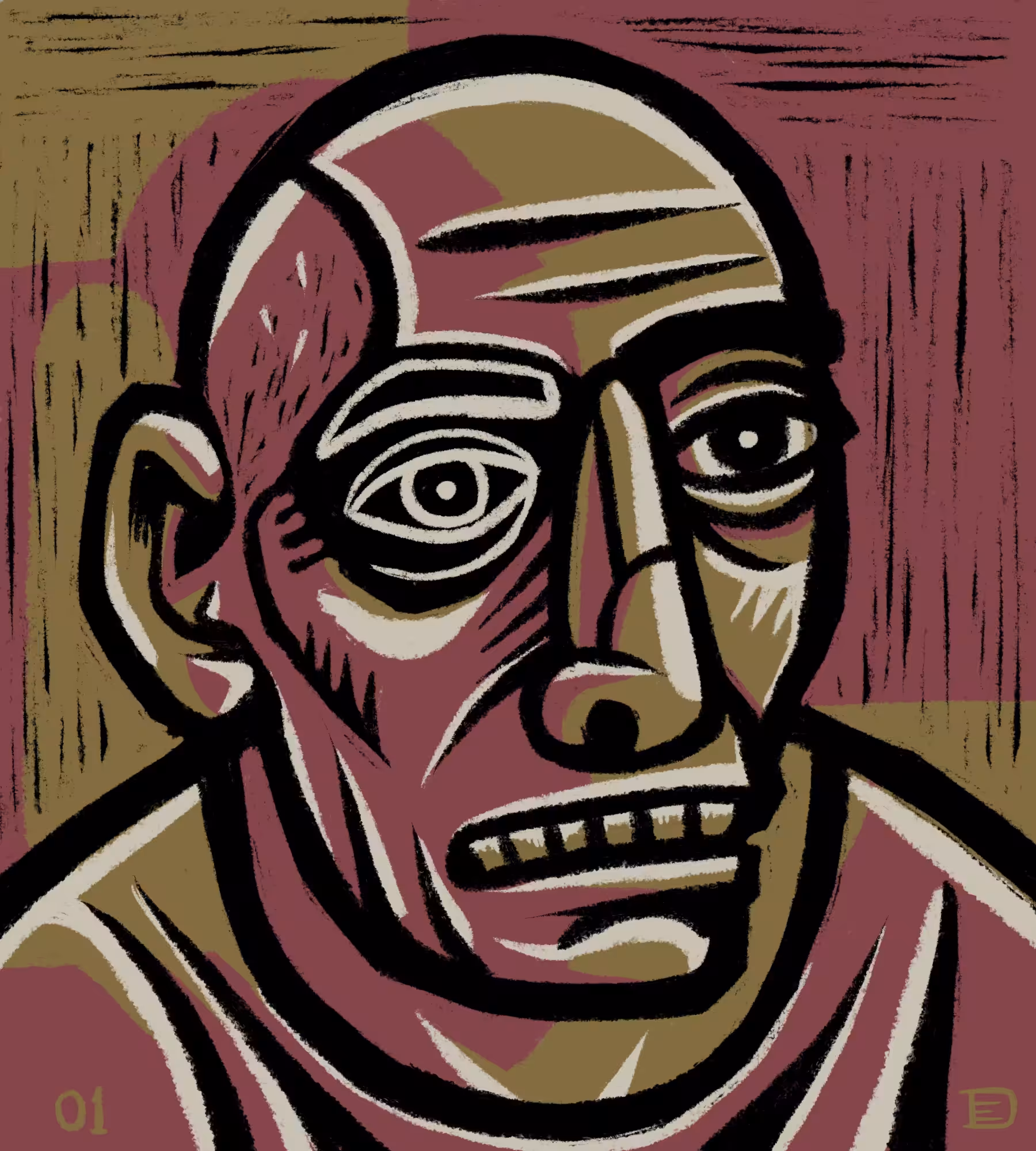 Engraved Portrait #01