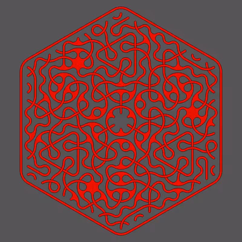 Threefold Symmetry - Dark Variations #449