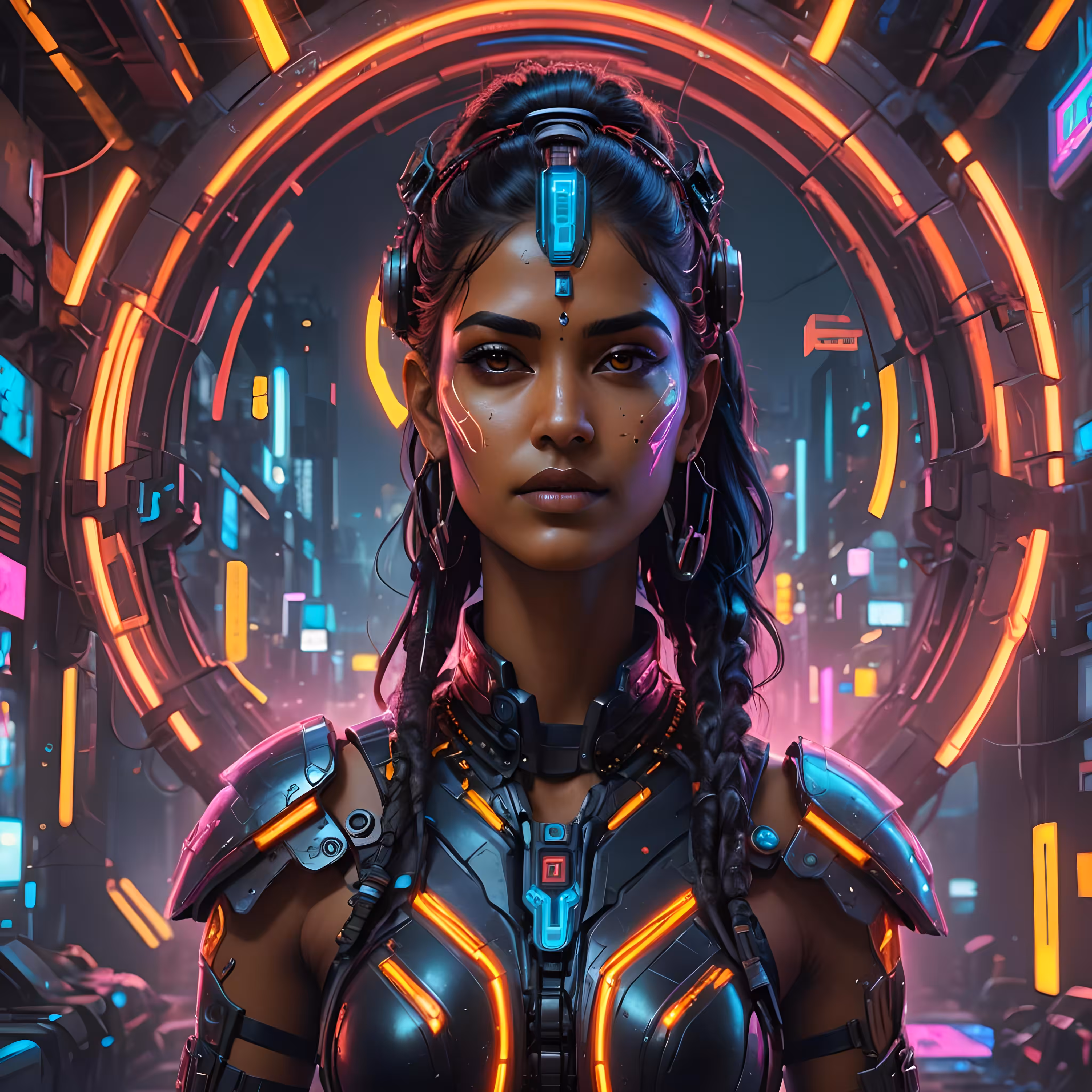 Cyberpunk Girl #037