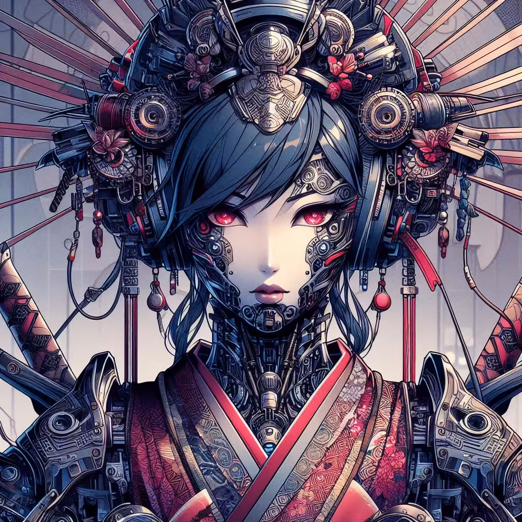 CYBER GEISHAS WARRIOR