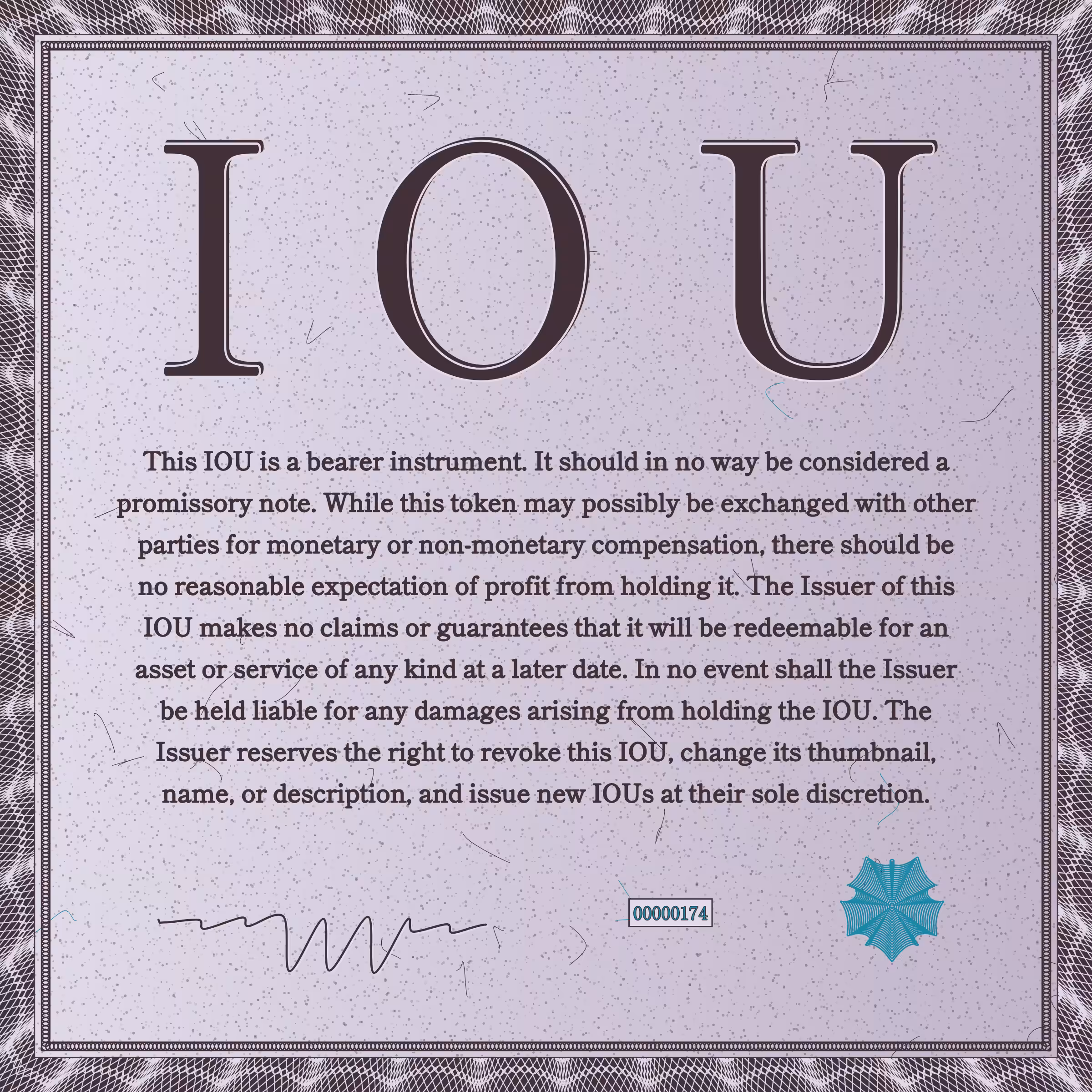IOU #174