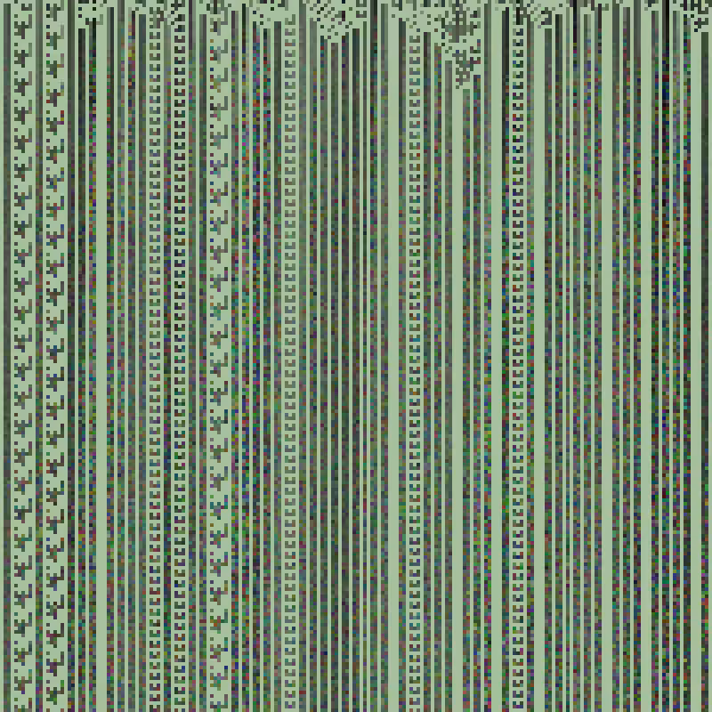 Colored Elementary Cellular Automaton #4