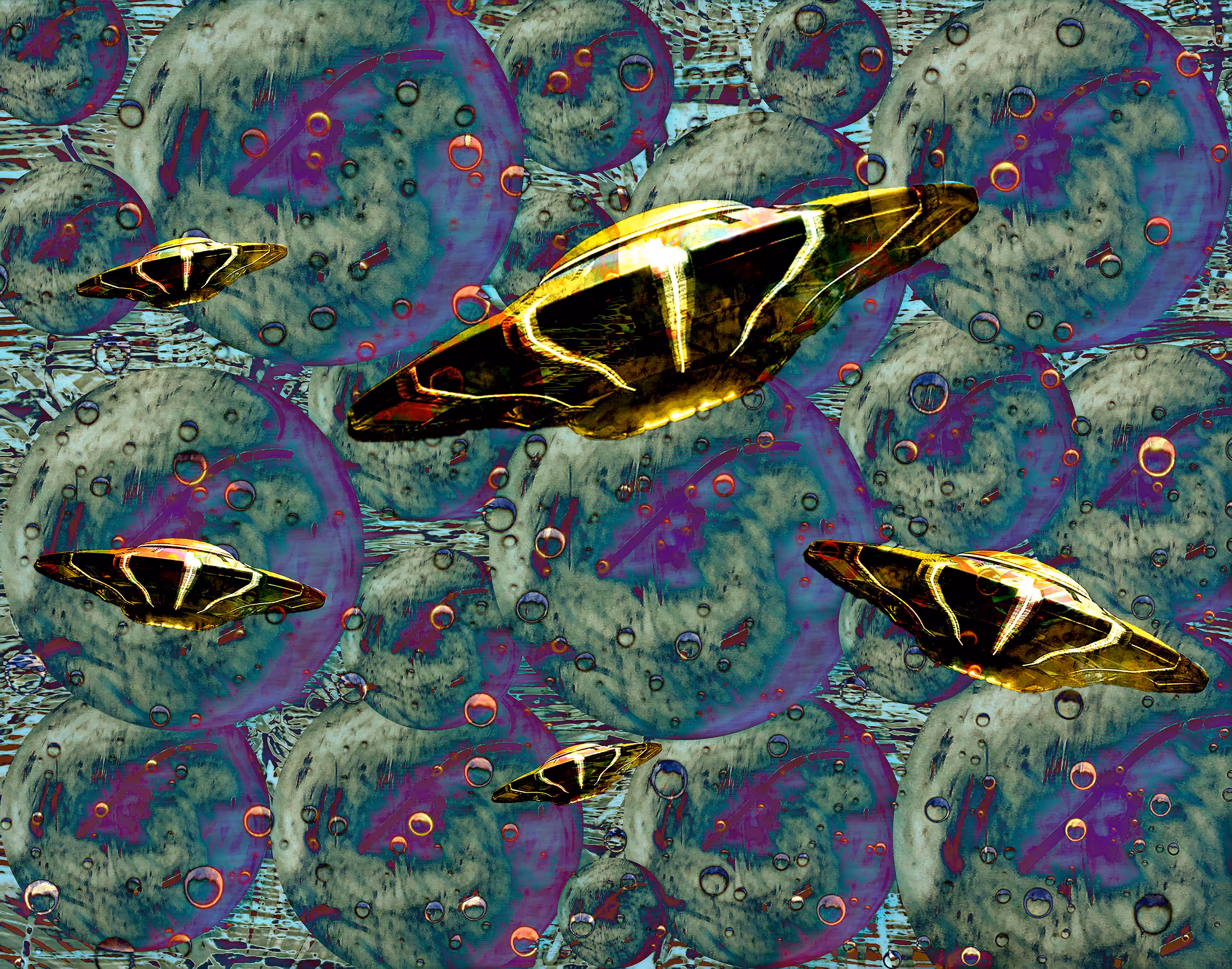 Hiding in an Asteroid Field