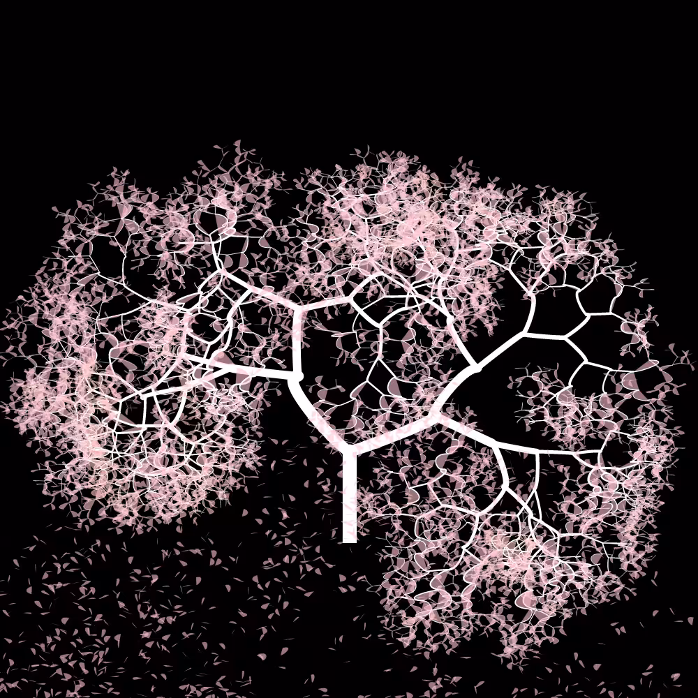 Bézier Bloom #19