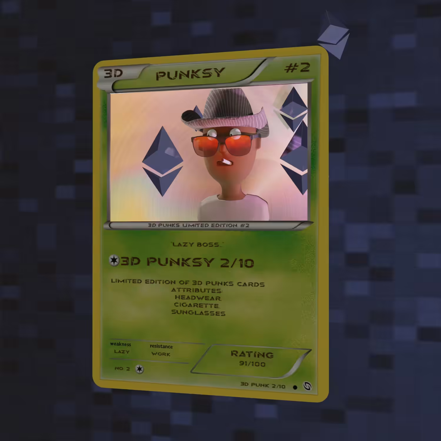 Limited 3D Punk cards #2/10
