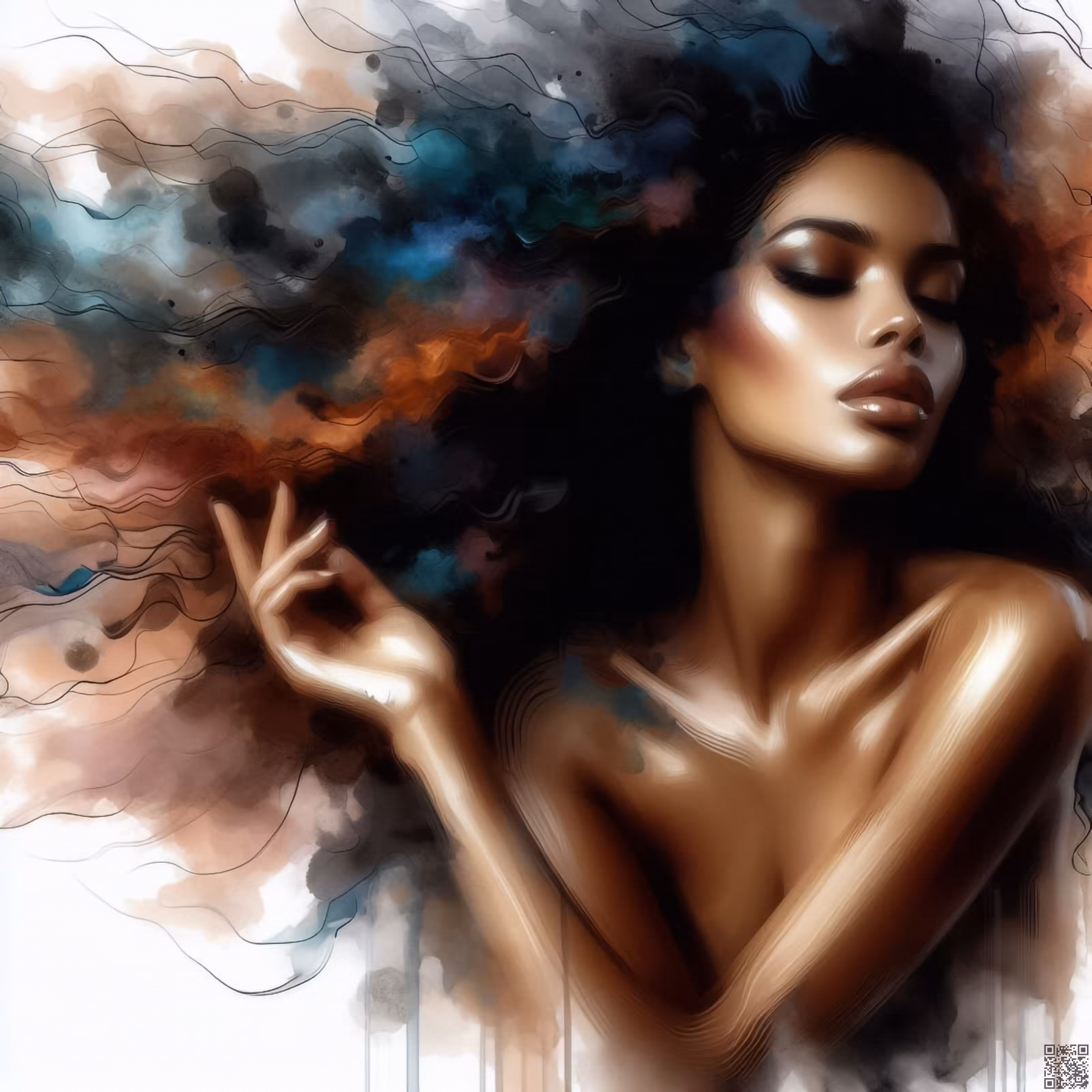 🎨Feminine Beauty in Paint#4
