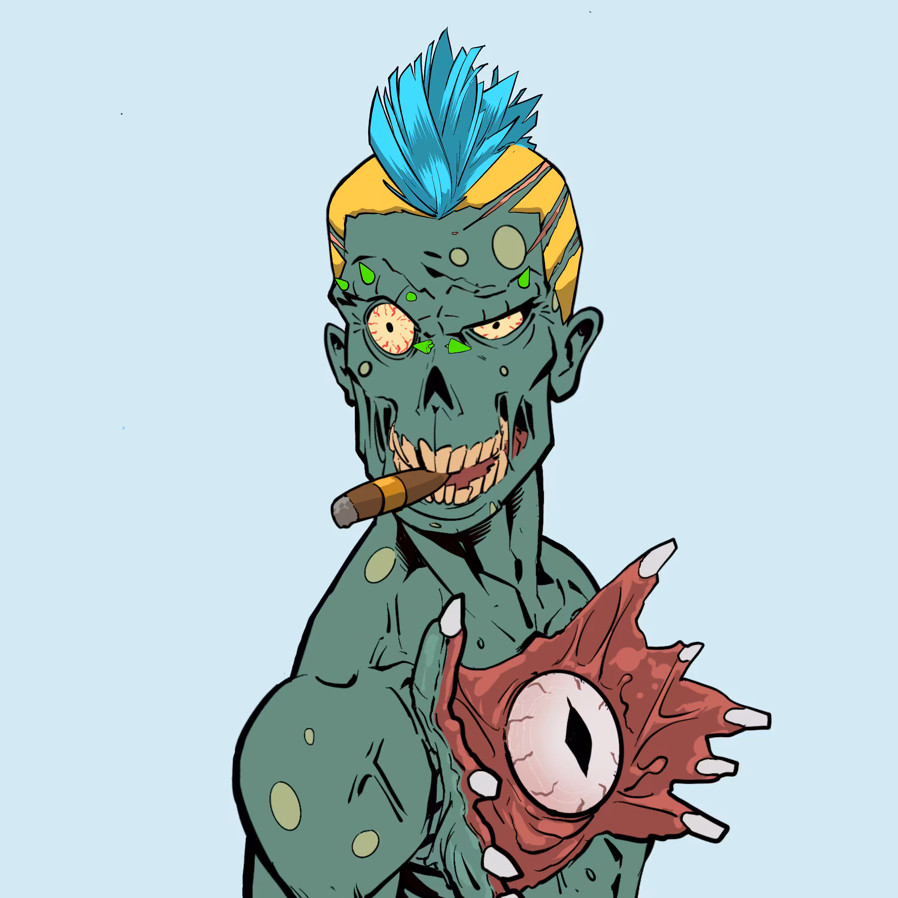 GlieseZombiesPFPs: GlieseZombiePFP #1113