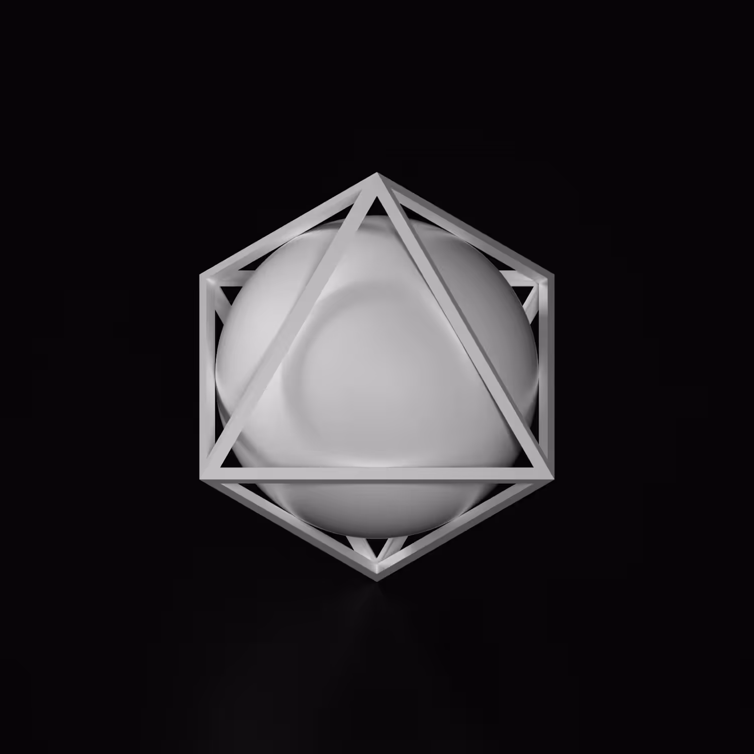 Sphere in an Open Octahedron