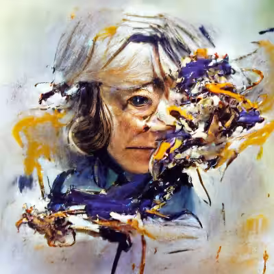 Portrait of Joan Mitchell