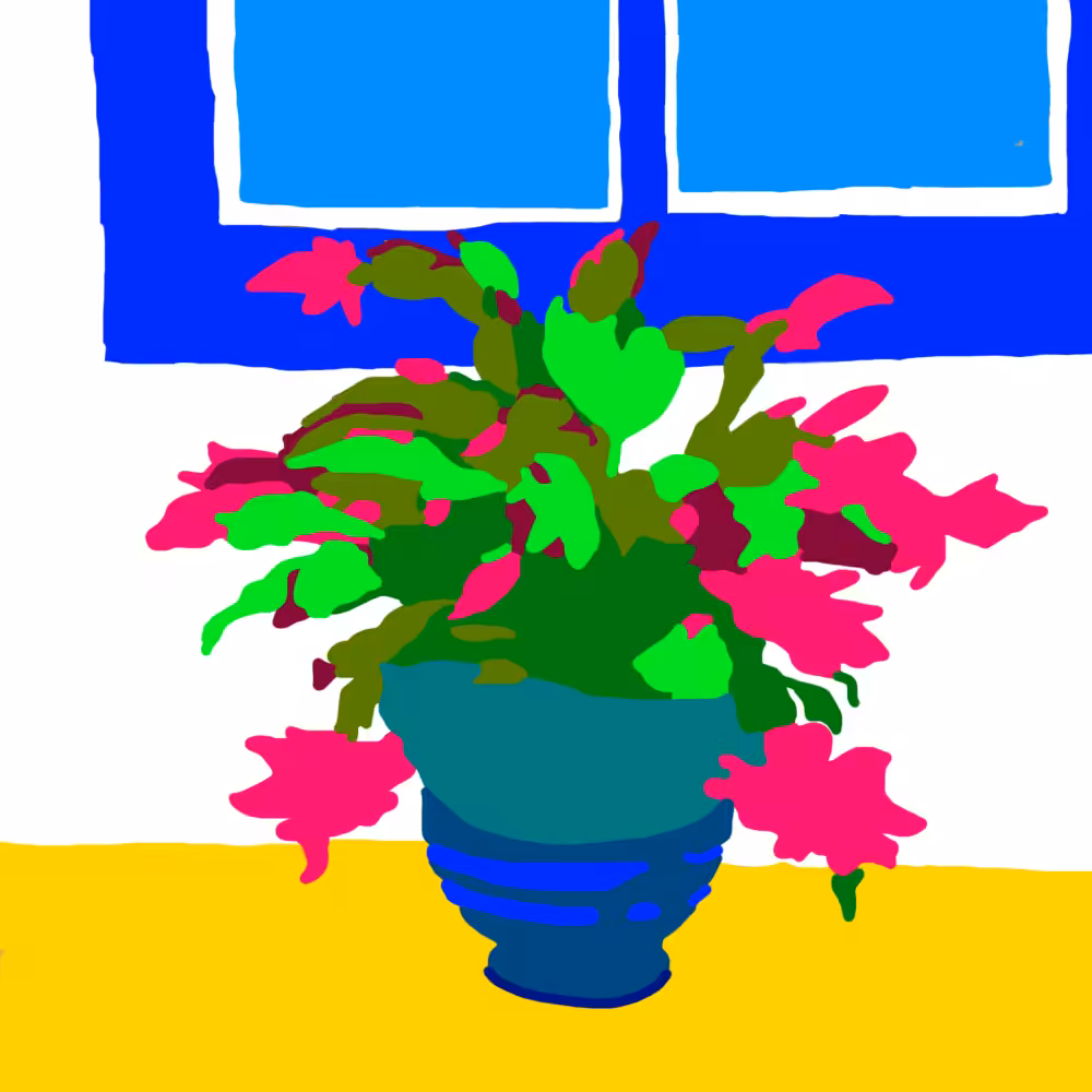 "C'est l'été, et je mets ses fleurs devant la fenêtre"