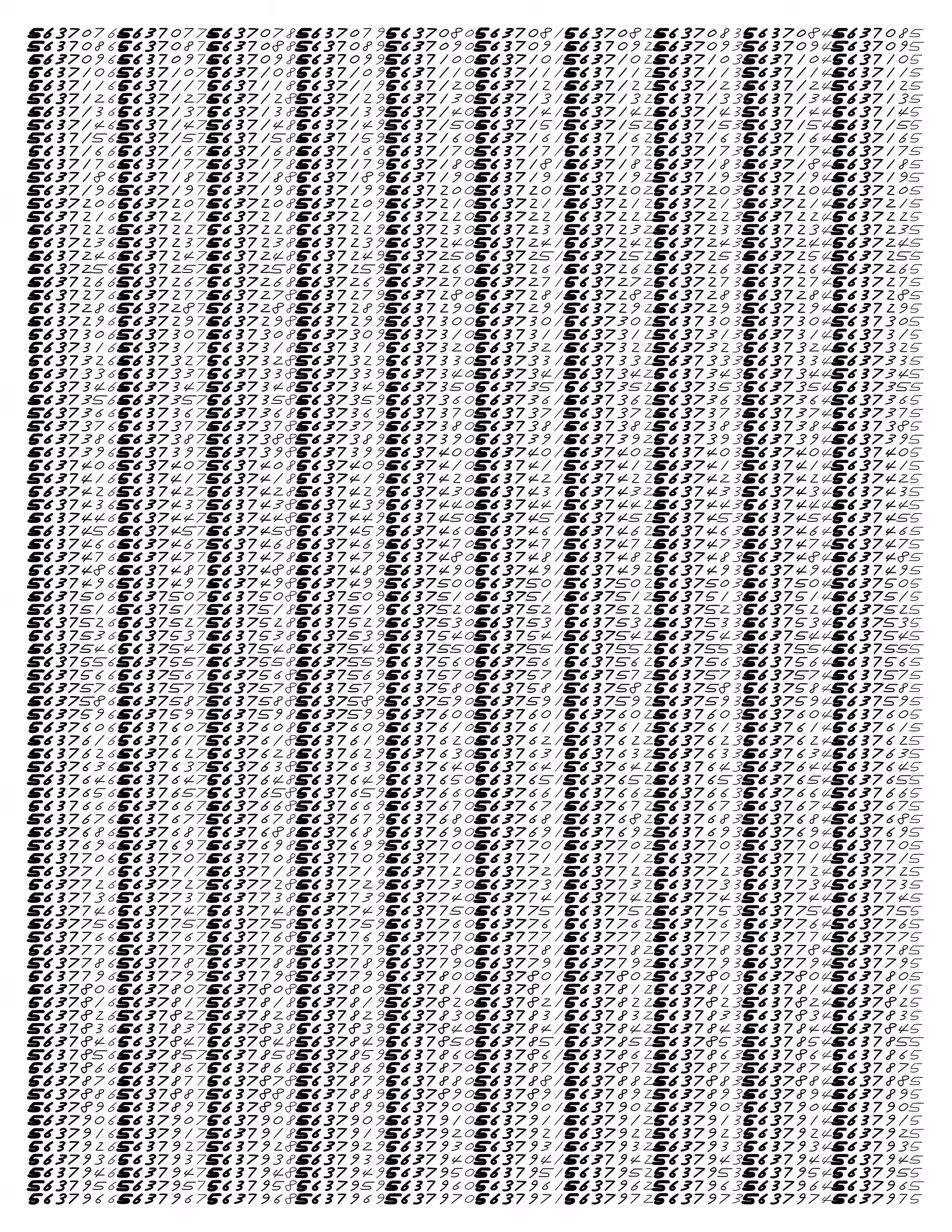 Endless (5,607,250 to Infinity) #99
