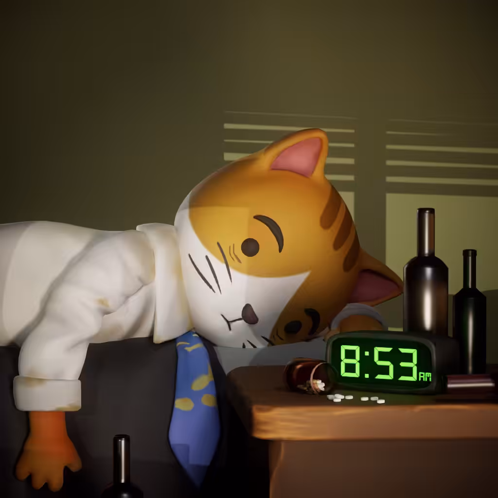 CORPORATE CAT 10 - MORNING HANGOVER
