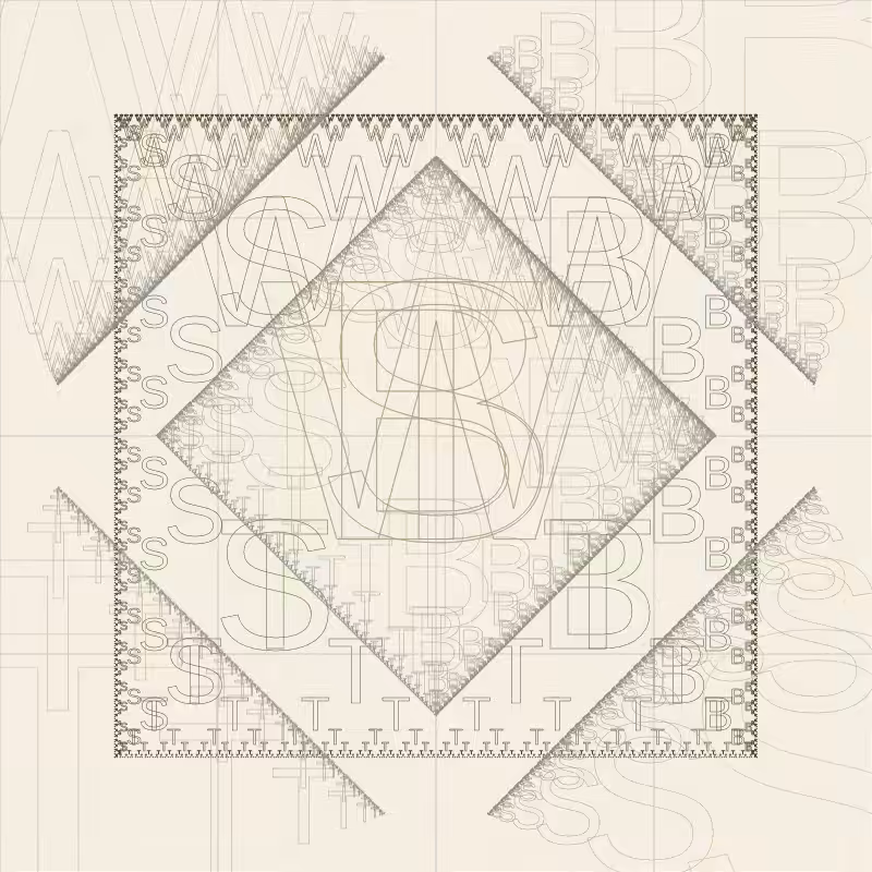 WTBS Logo with Fractals #84