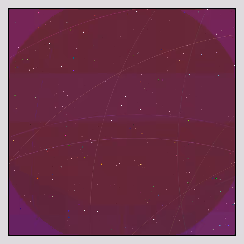 Color Field Starry B #7