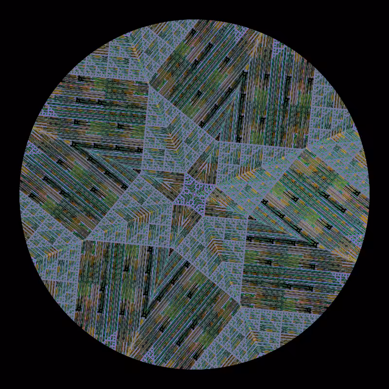 Binary kaleidoscope #17