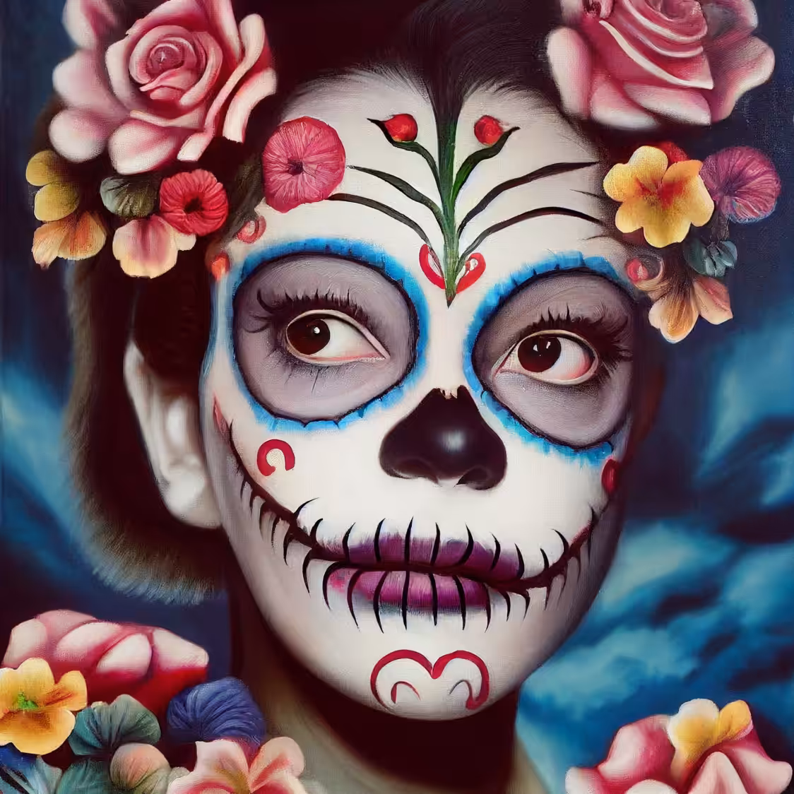 Celebrity Sugar Skulls - Judy II