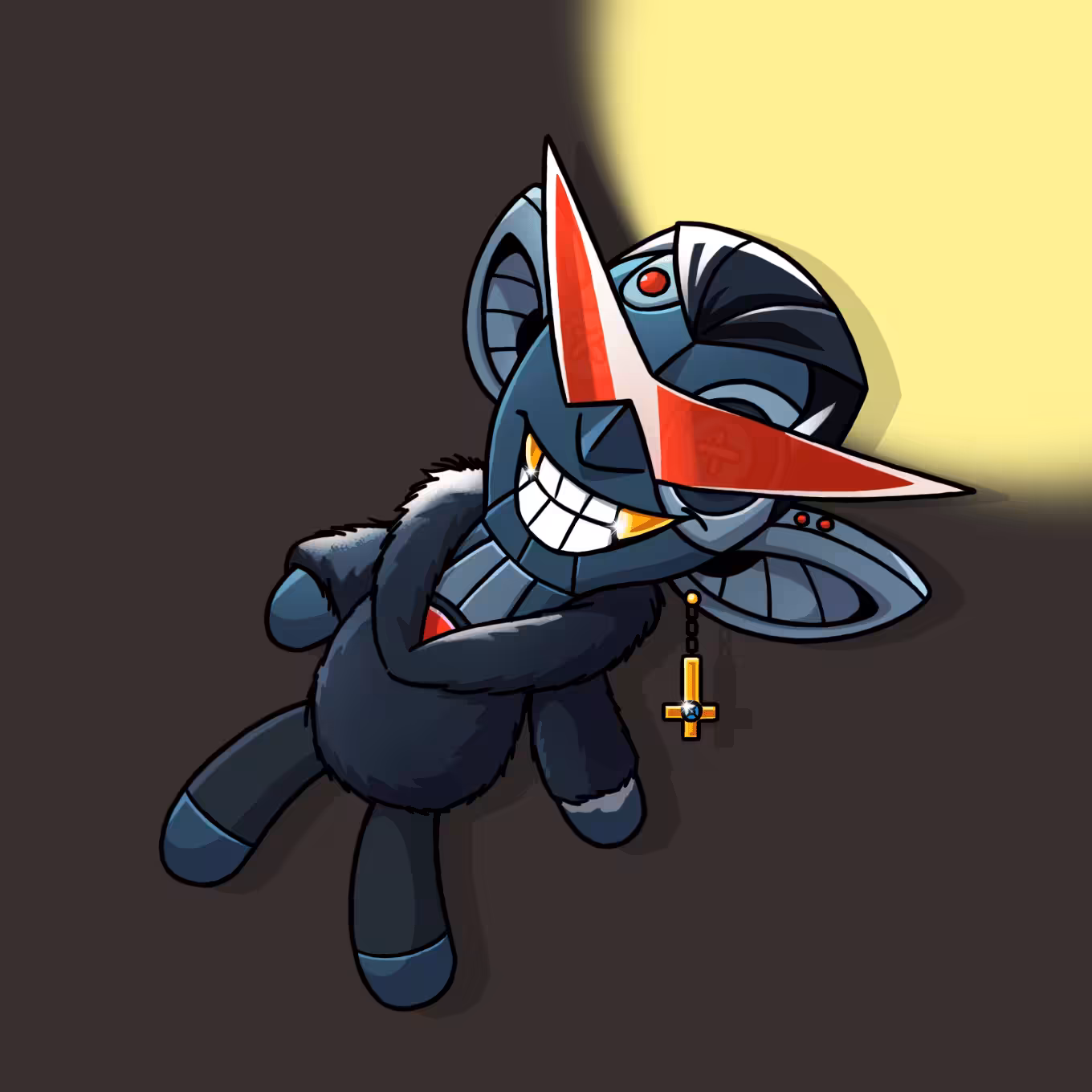 #2844 Sneaky Vampire Teddy