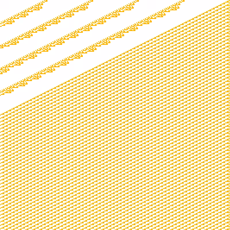 Colored Elementary Cellular Automaton #90