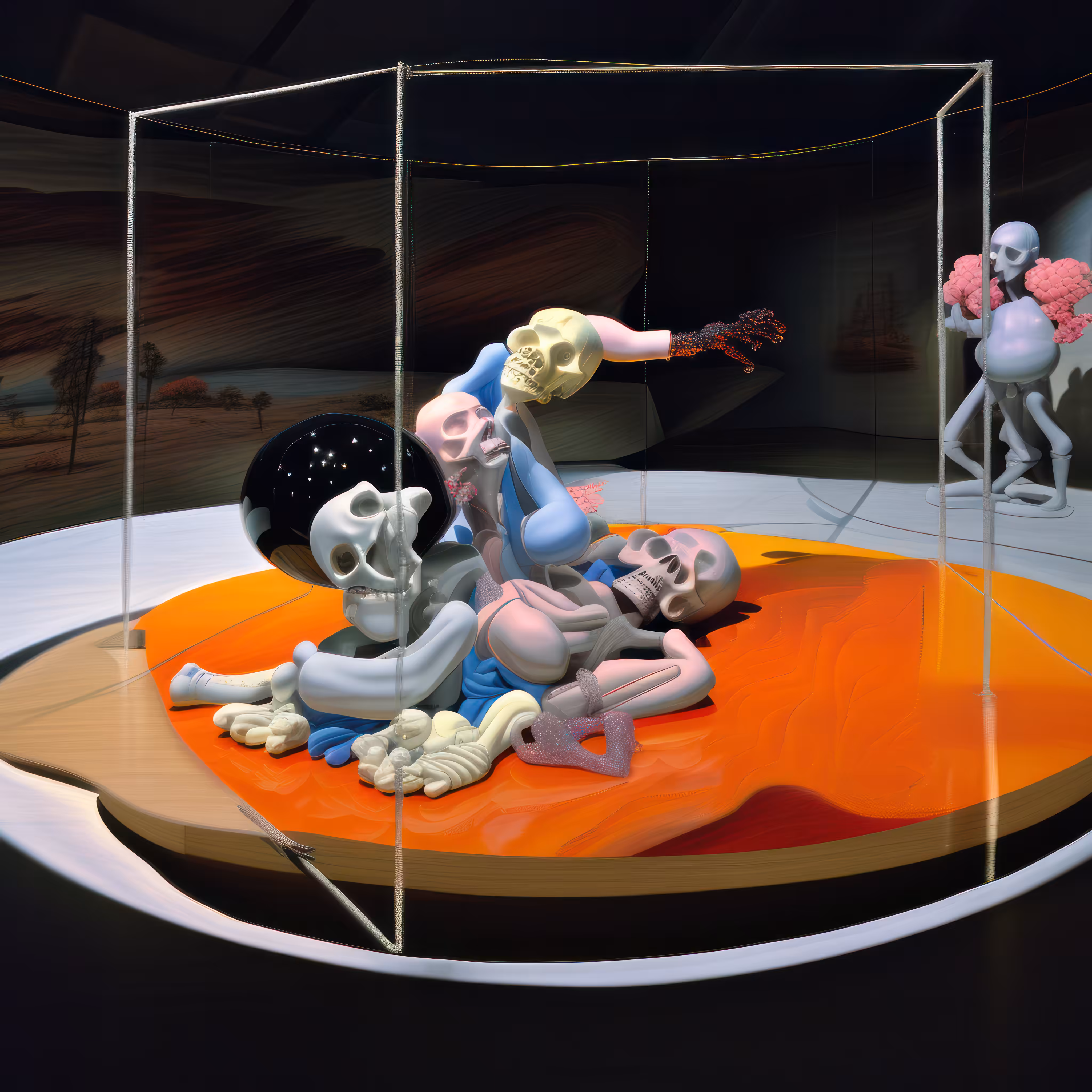 Figure in Movement, 1976, after Bacon