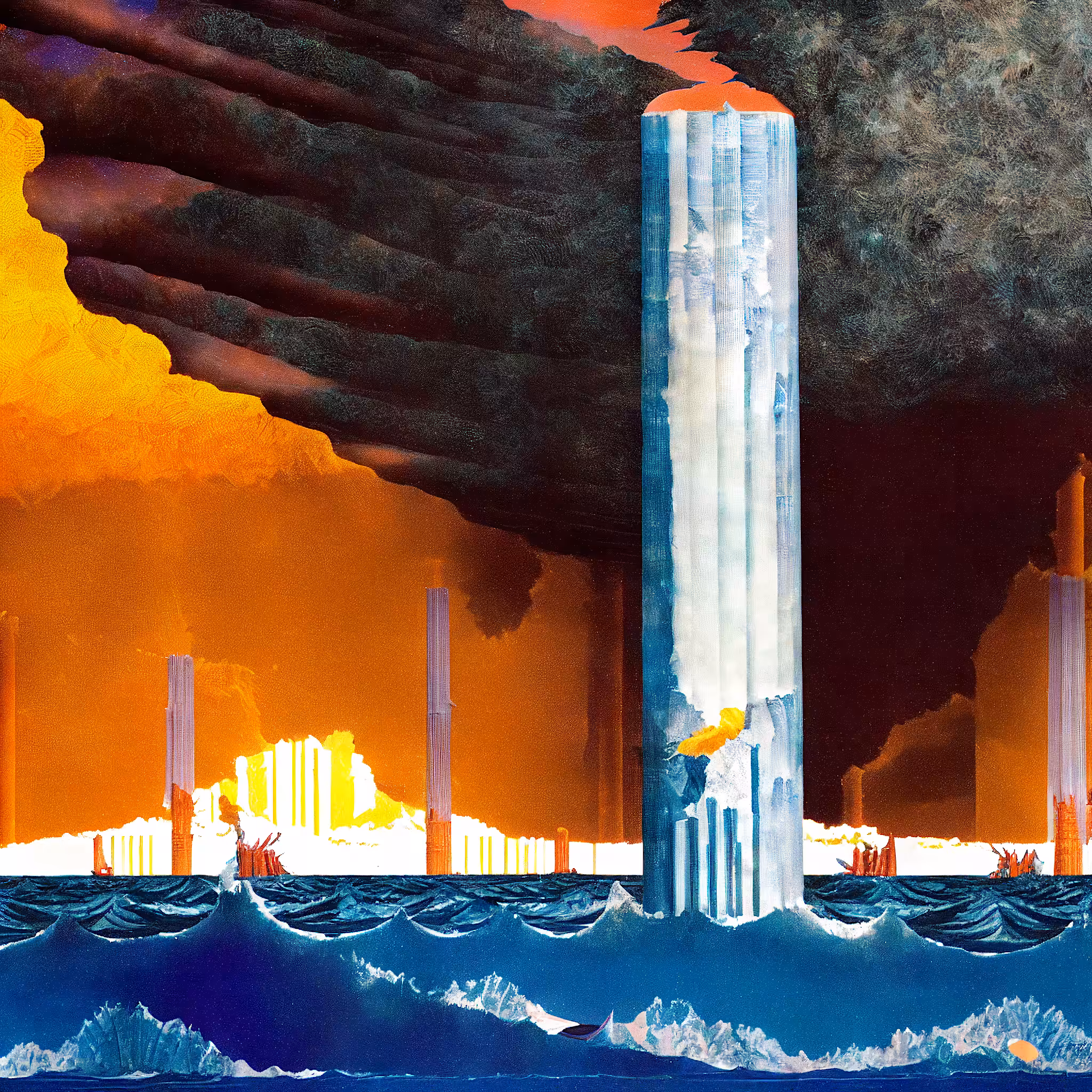 Towards the Great Columns