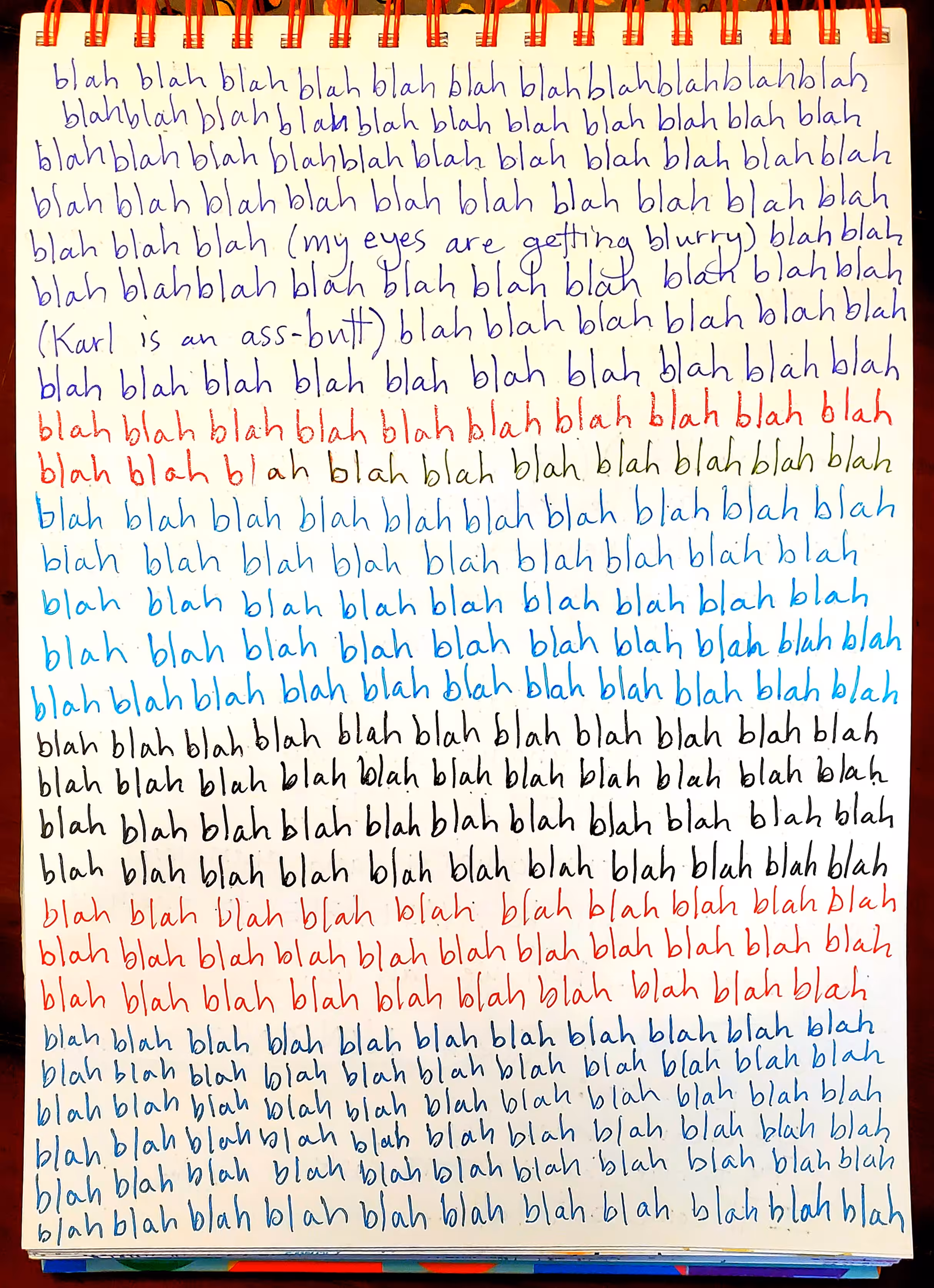 "blah" by Richard F. Yates (Holy Fool)