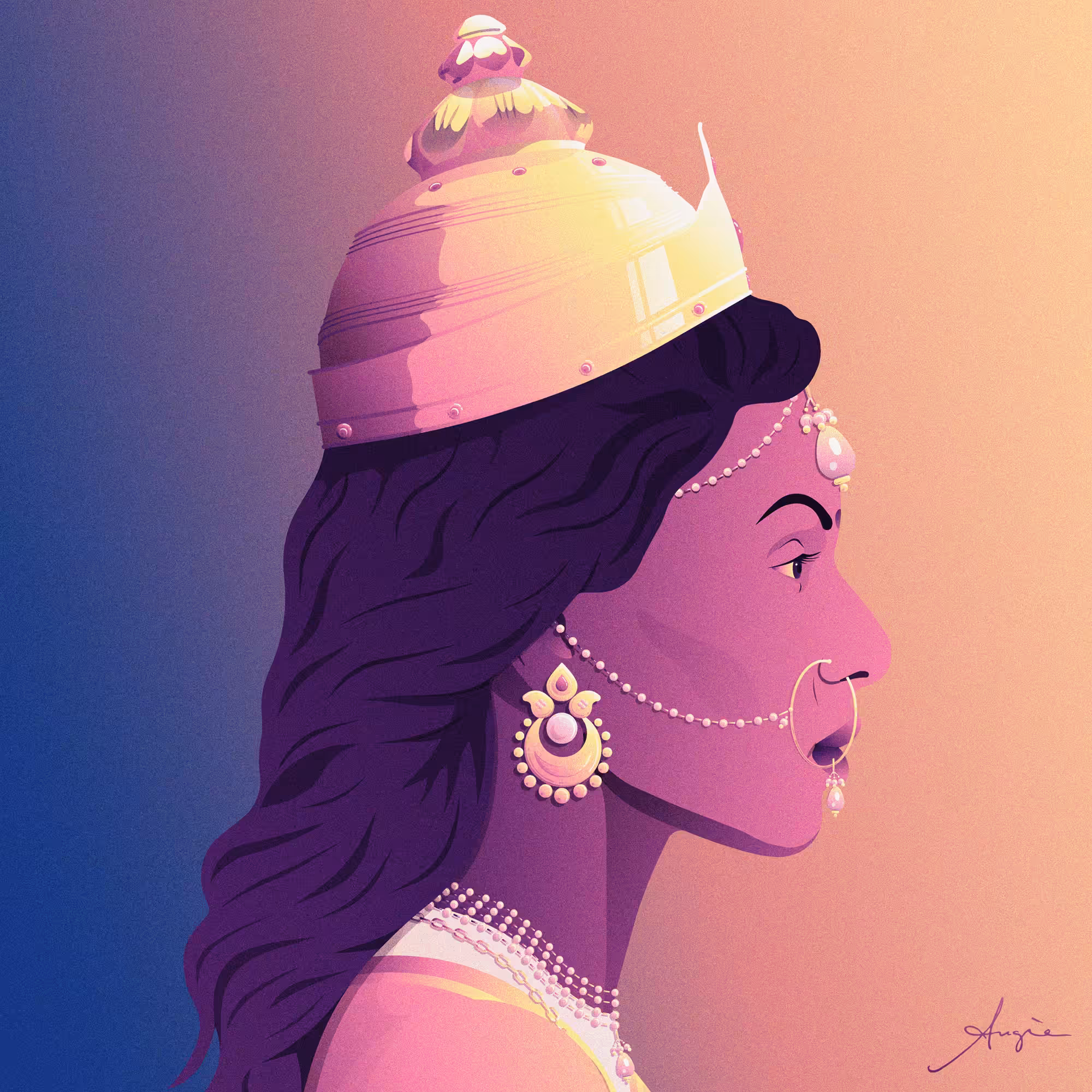 Goddess Parvati - Powerful Woman #007