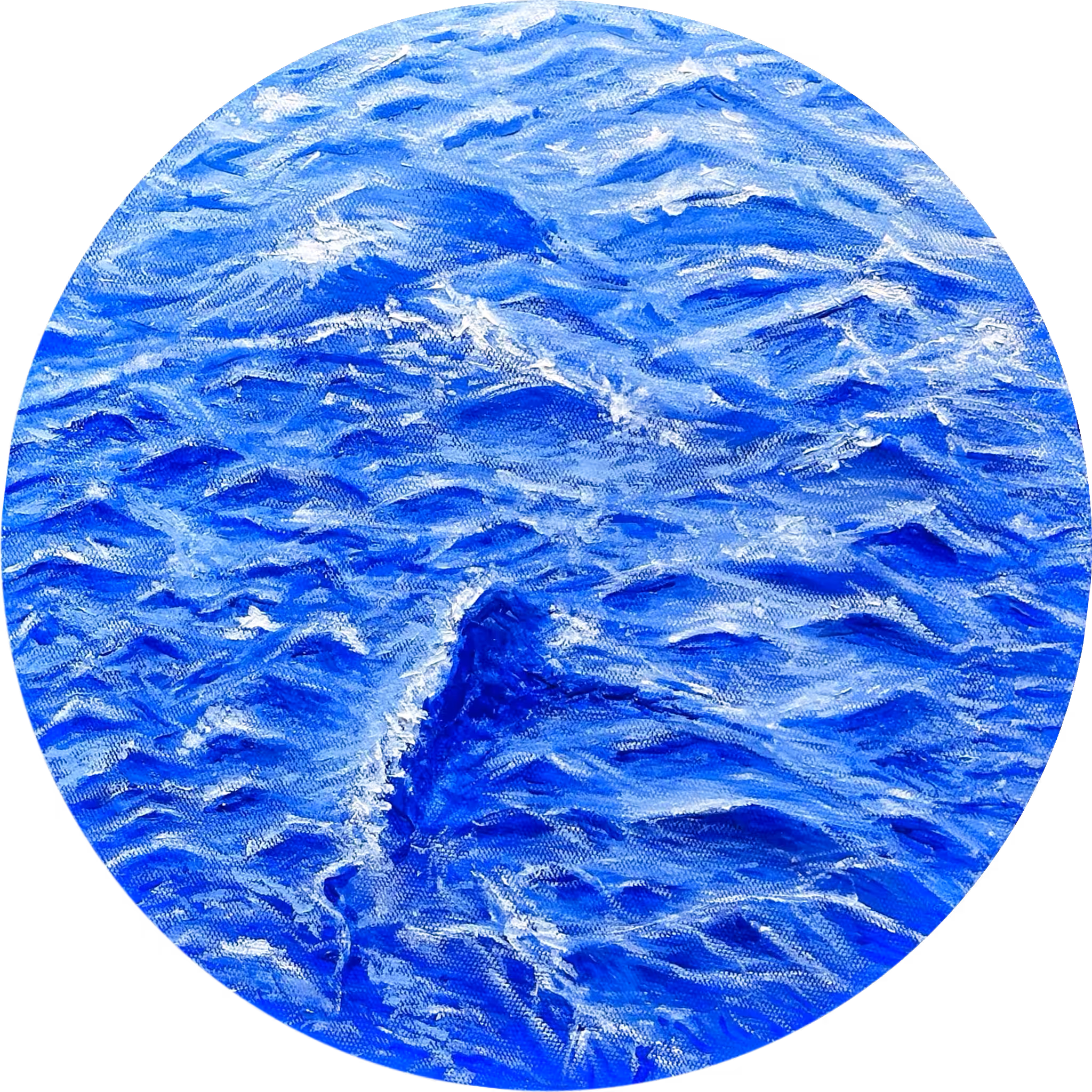 Acrylic emotions of natural colors: The depth of calm