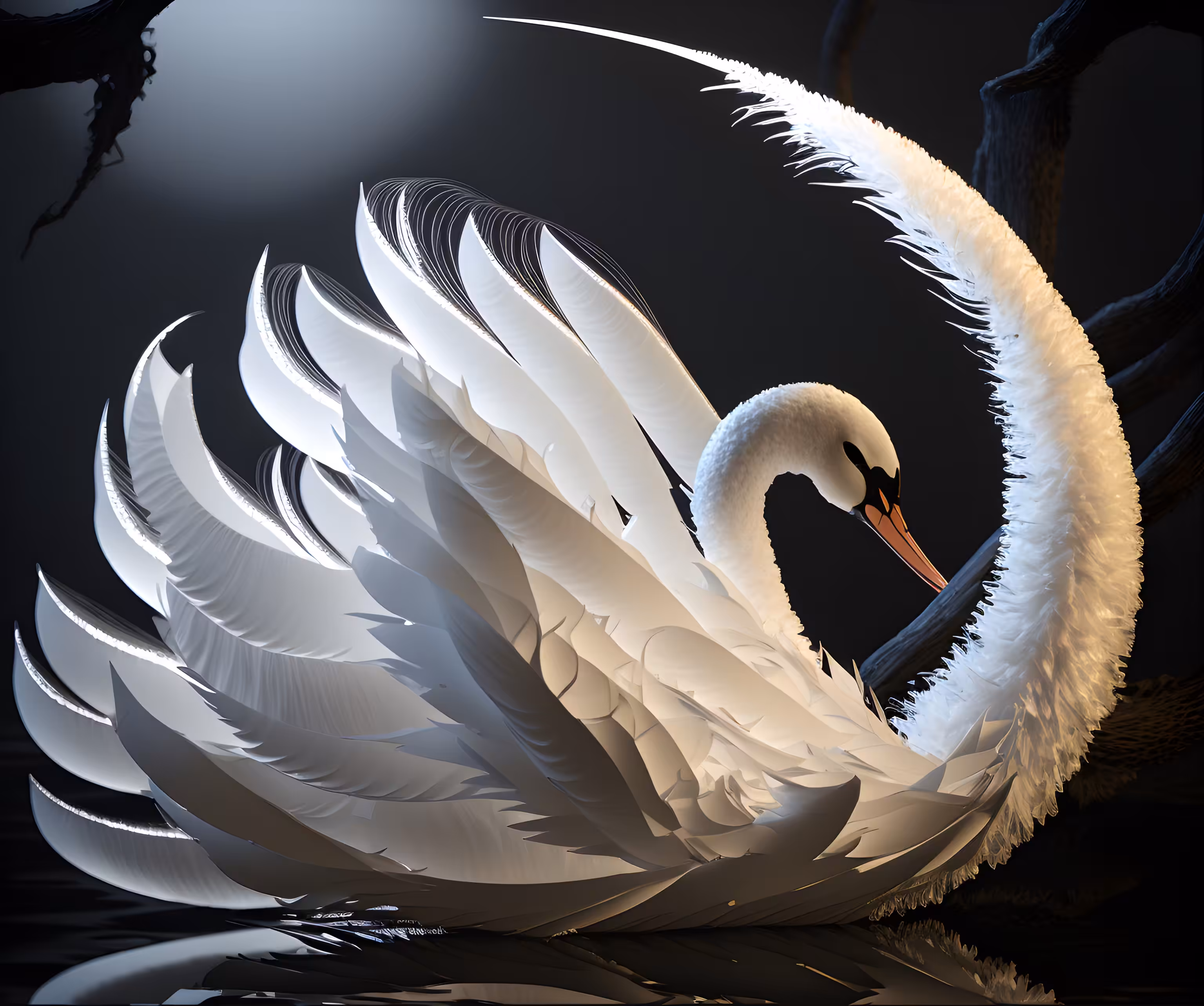 Moon Swan