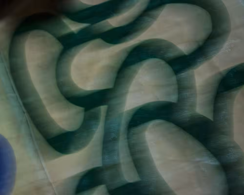 Ancient Blob Scroll, Green