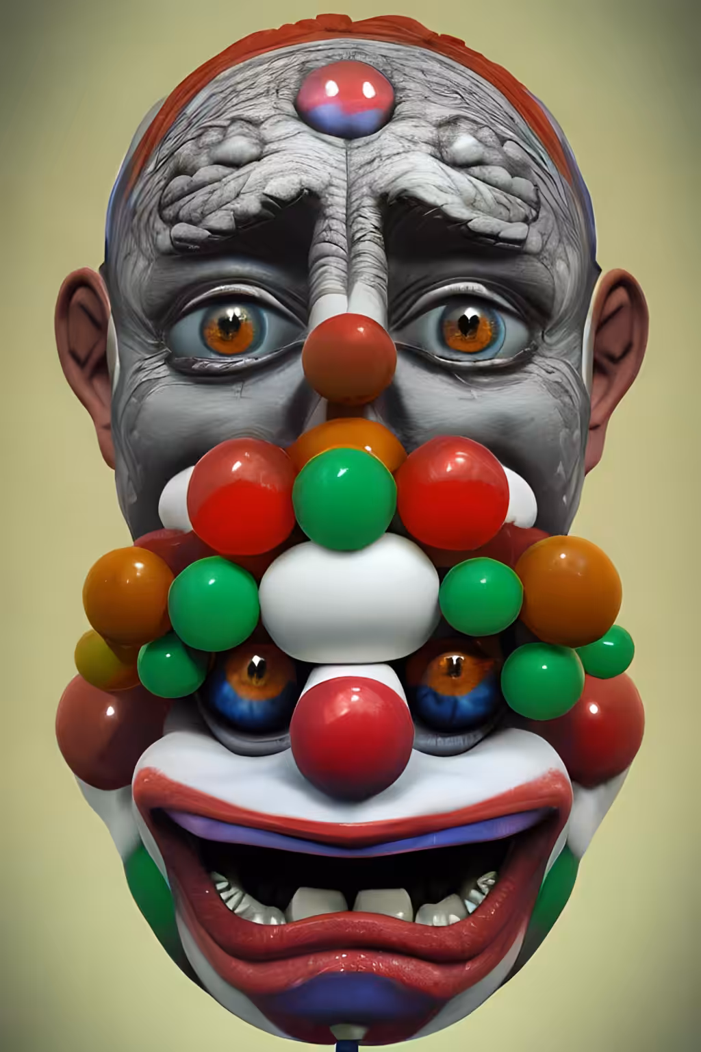 Distorted Faces: Distorted Face #16