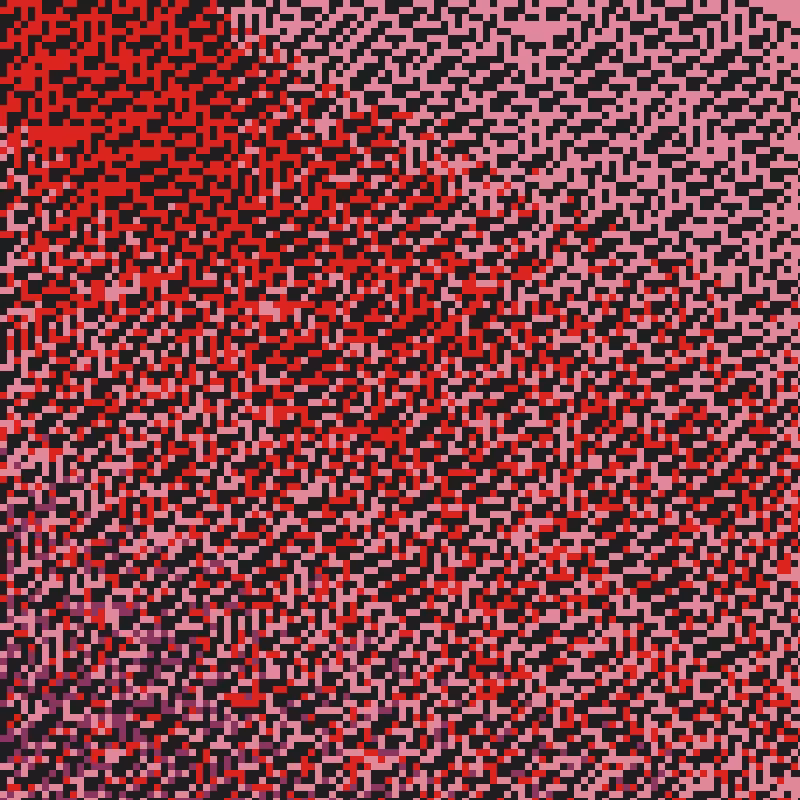 Colored Elementary Cellular Automaton #183