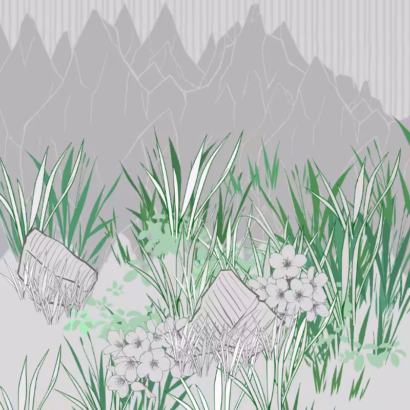 Wild Grass and Rubble #191