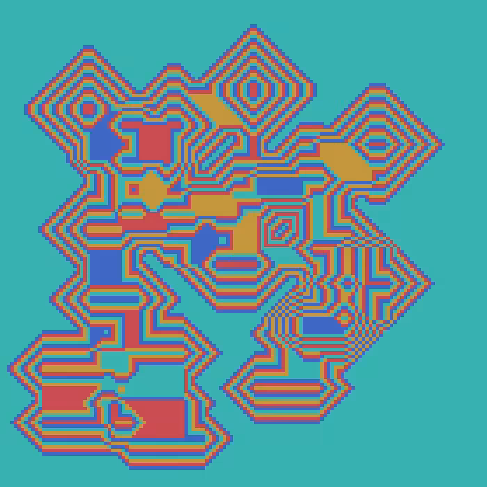 Superimposed Octagonal Pyramids #103