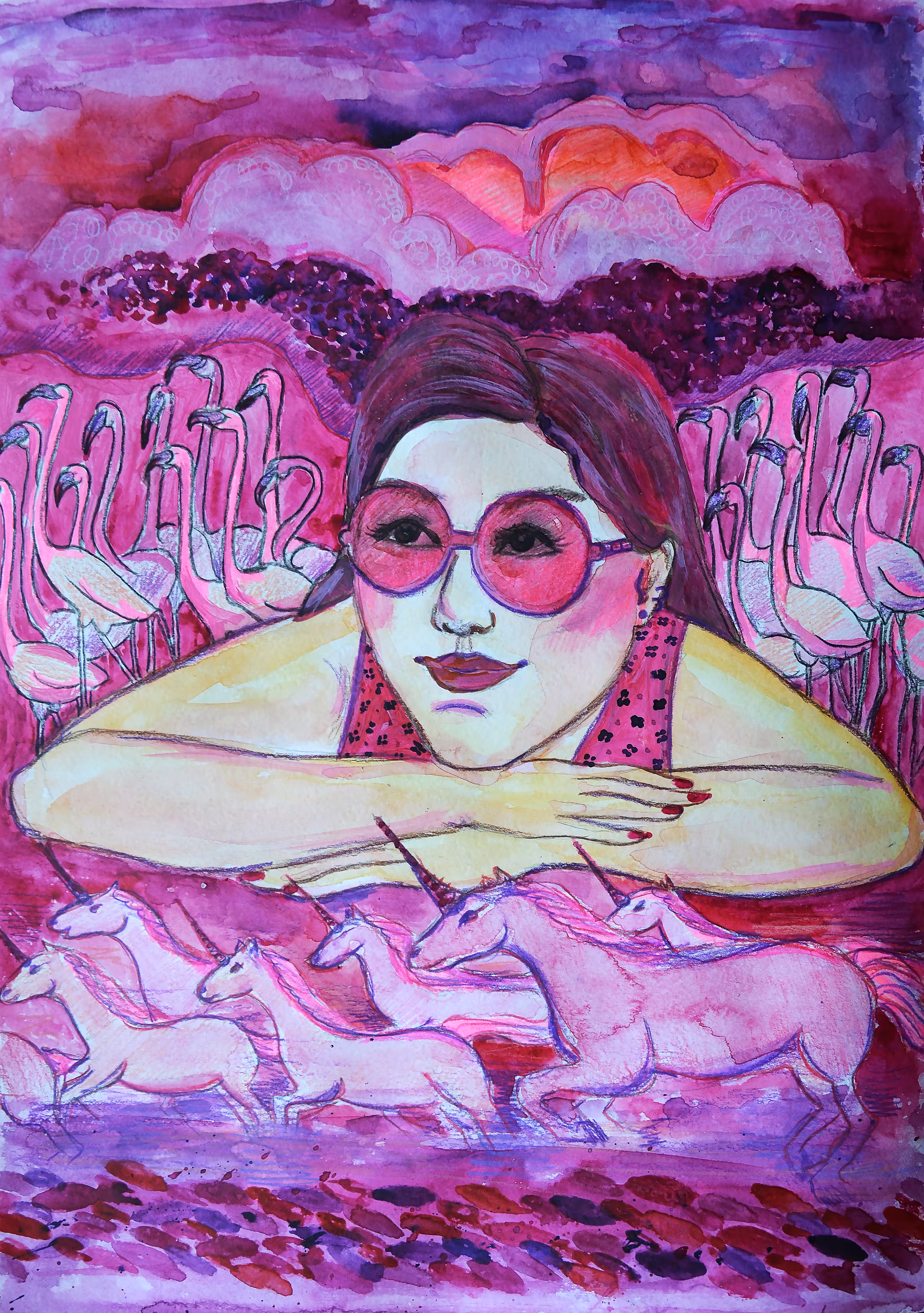 Akuramiart: To see the world through rose colored glasses...
