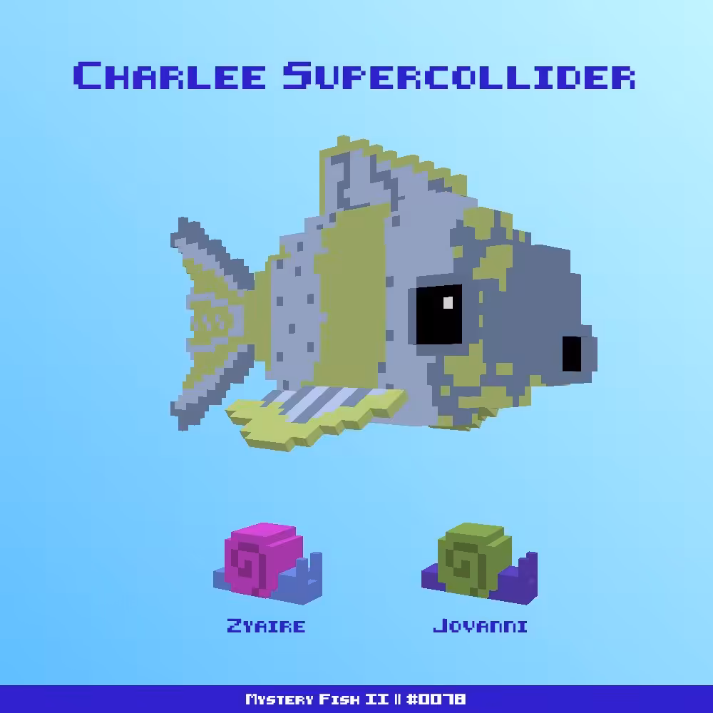 Charlee Supercollider :: Mystery Fish 0078/1000