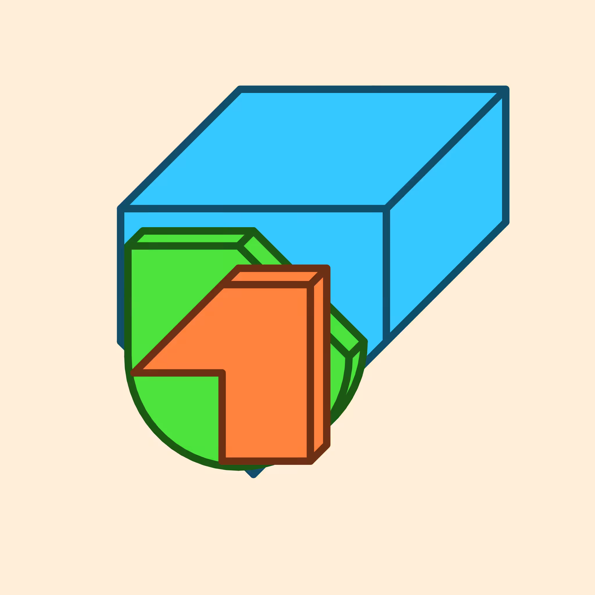 Calm shapes #1505