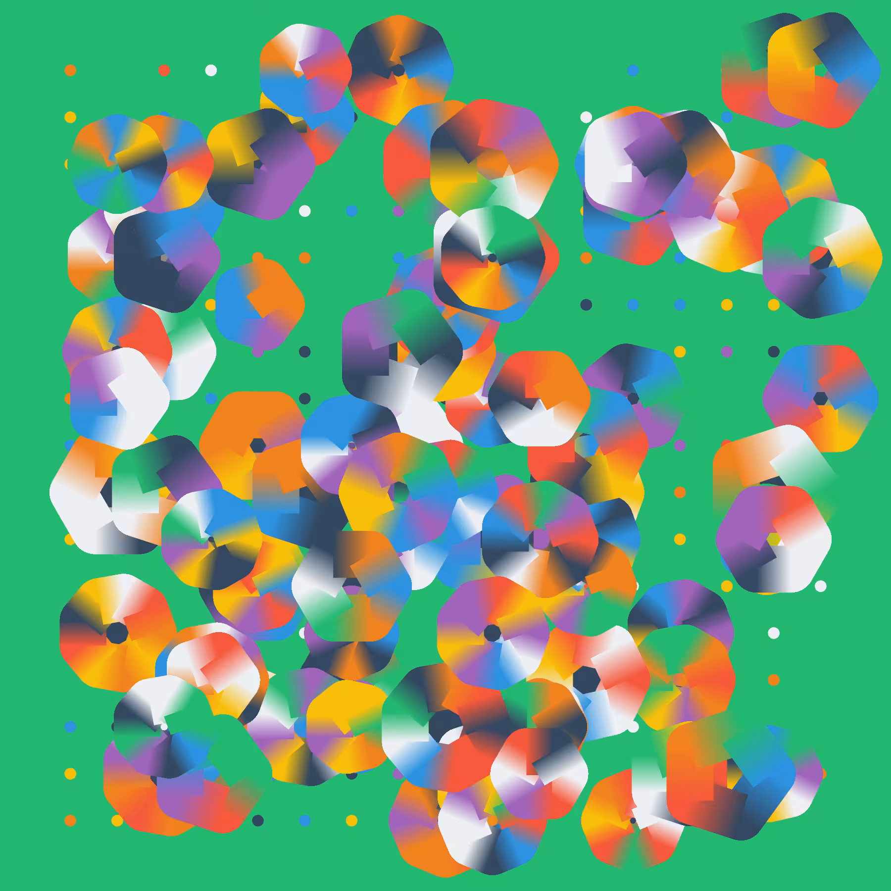Digital Garden Blooms #1